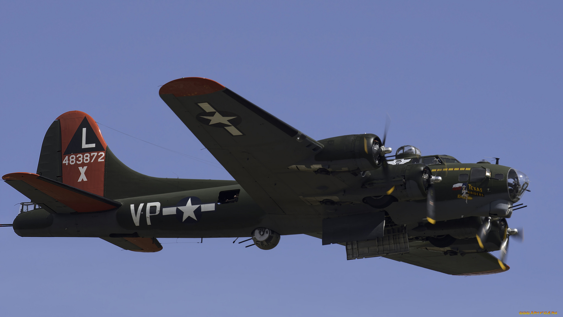 b-17g, авиация, боевые, самолёты, ввс