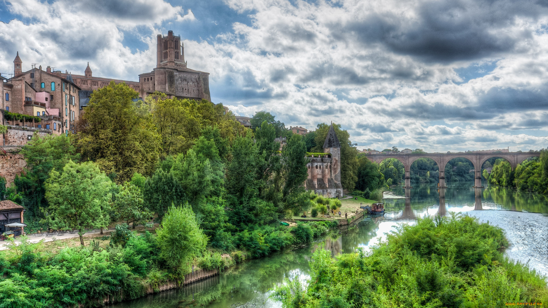 города, -, панорамы, простор