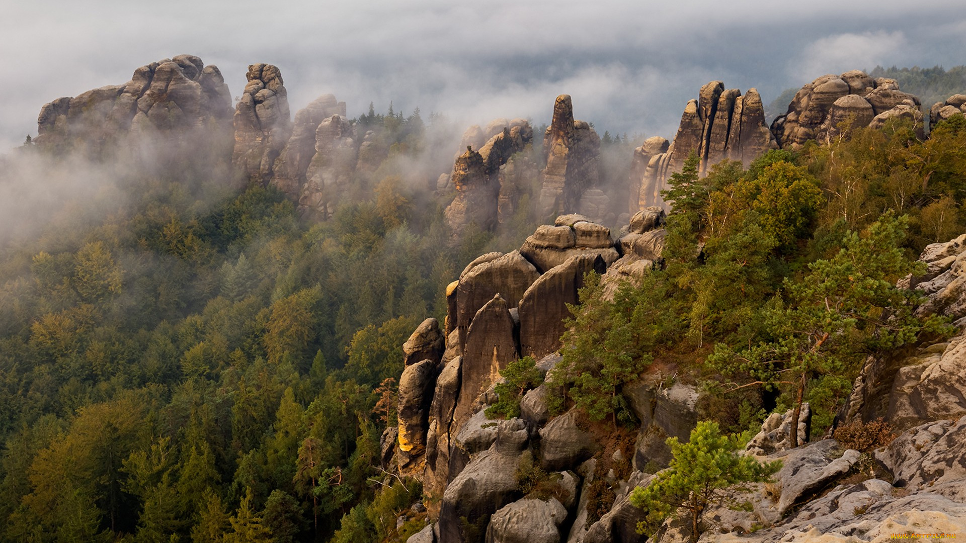 природа, горы, простор