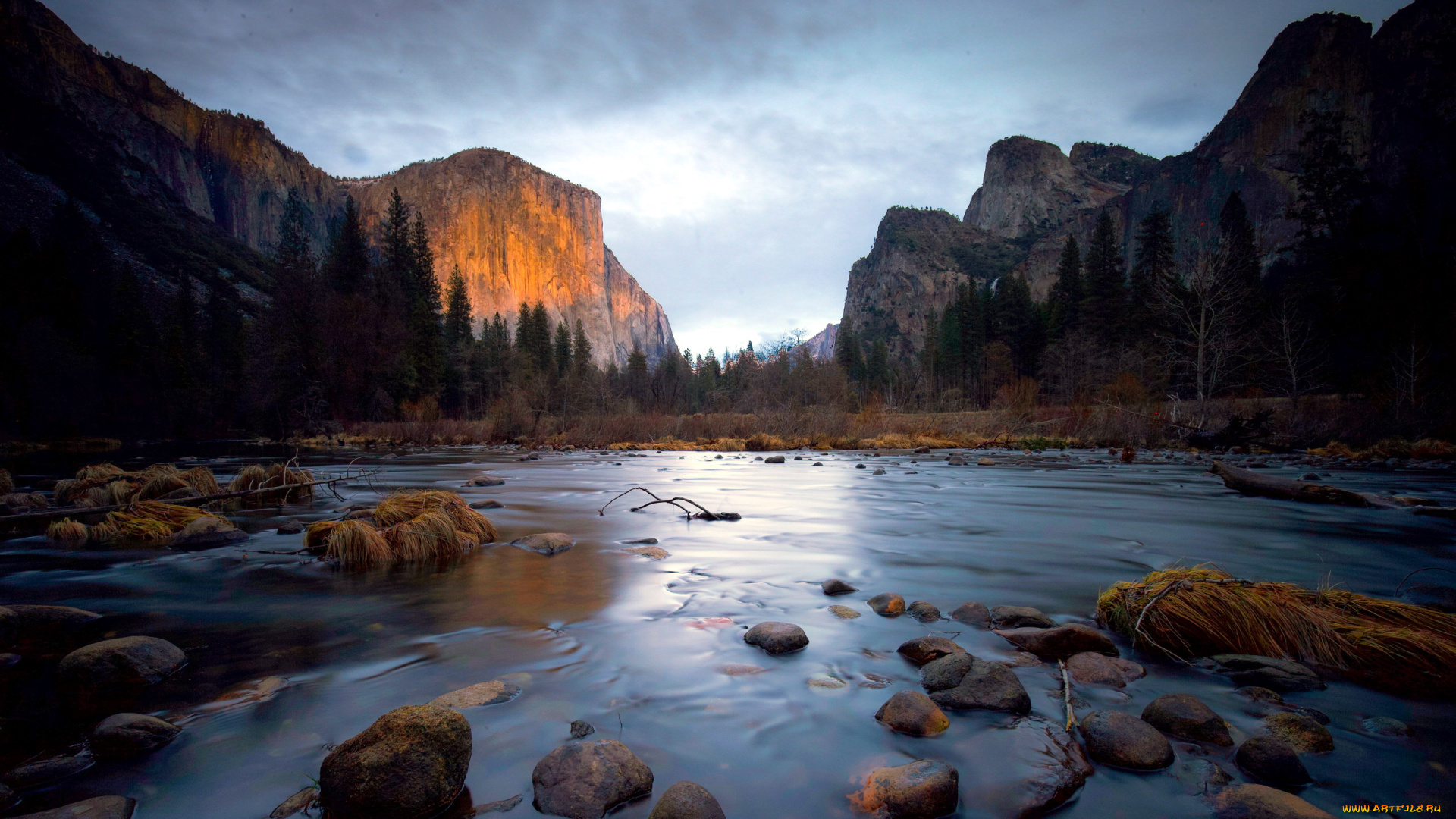 природа, реки, озера, река, горы, камни