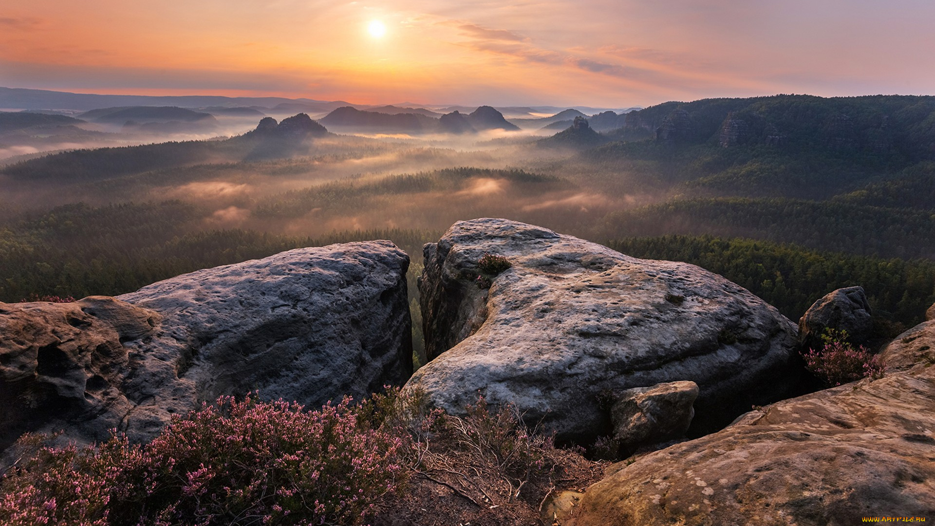 природа, восходы, закаты, простор