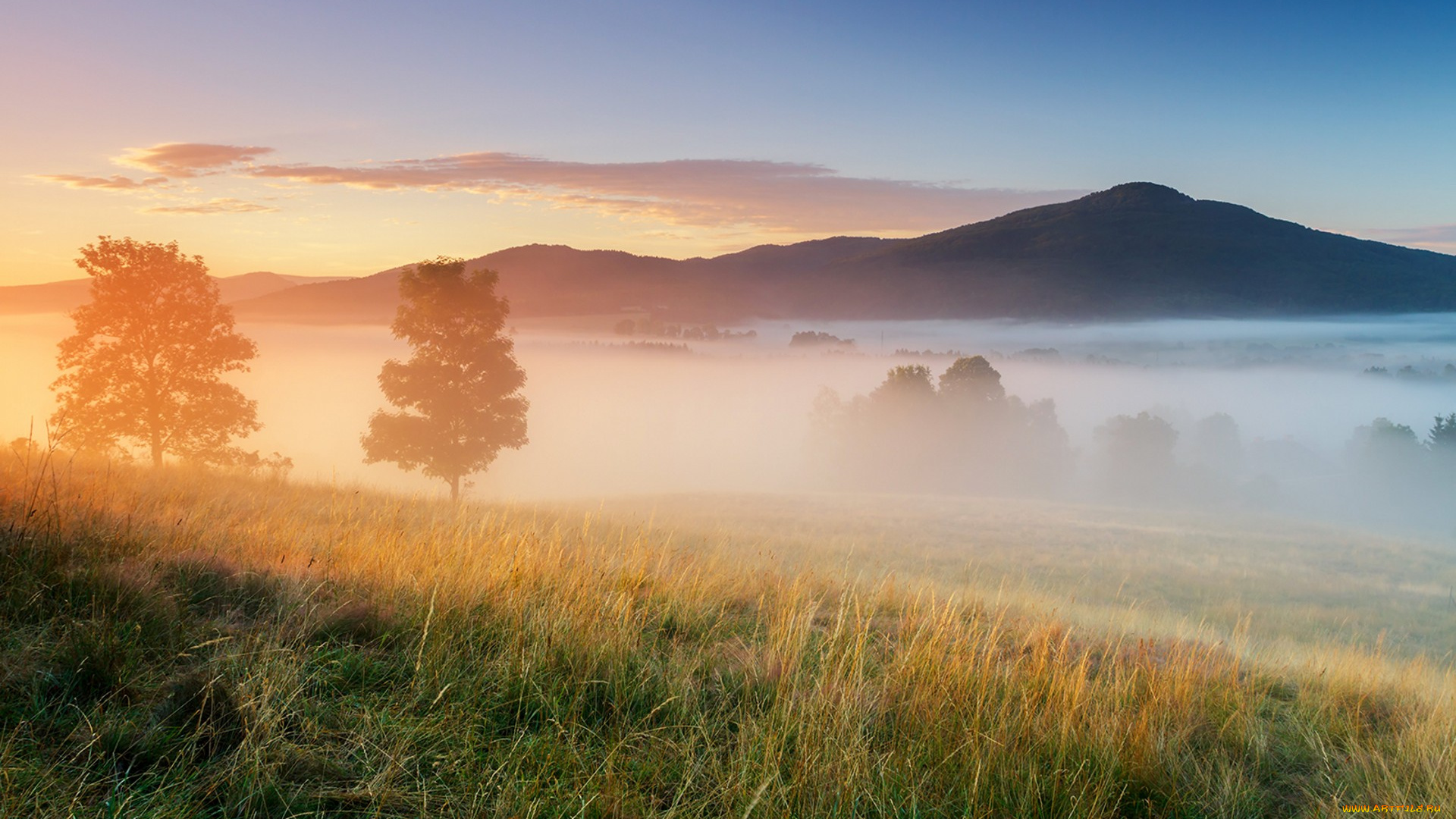 природа, восходы, закаты, простор