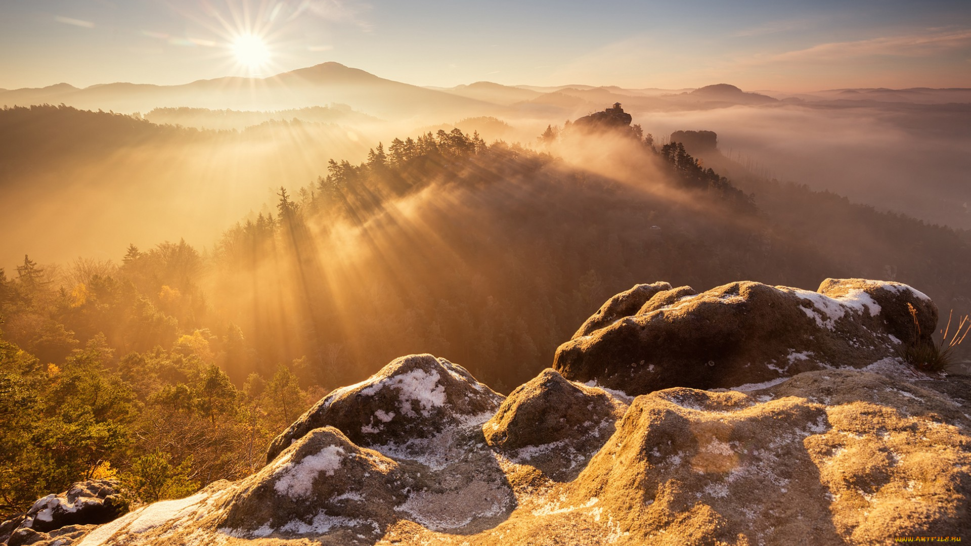 природа, восходы, закаты, простор