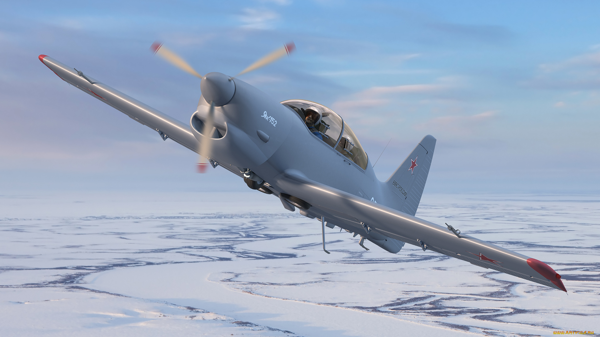 Як-, 152, авиация, лёгкие, одномоторные, самолёты, самолёт, Як-, 152, полёт