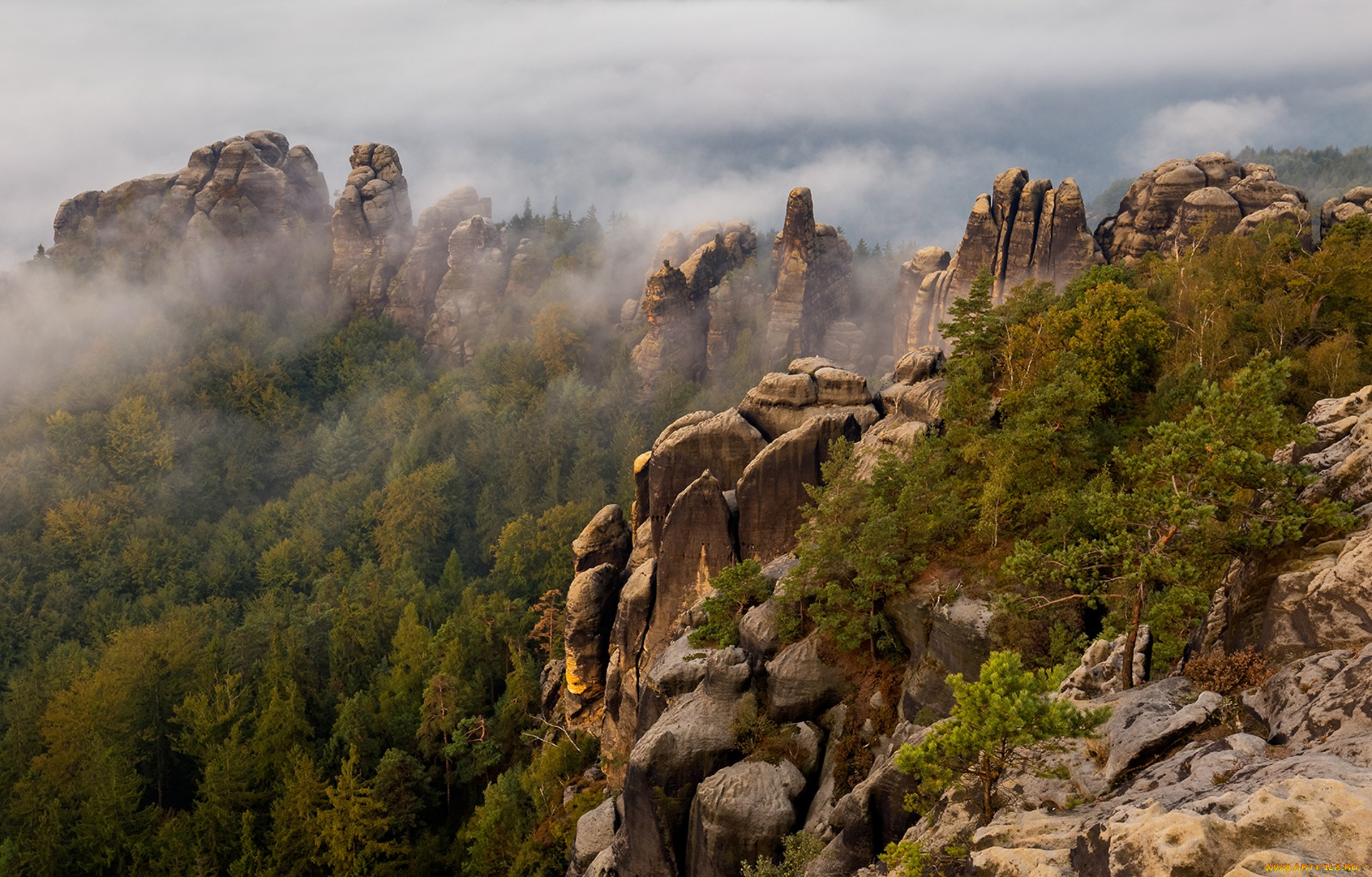 природа, горы, простор