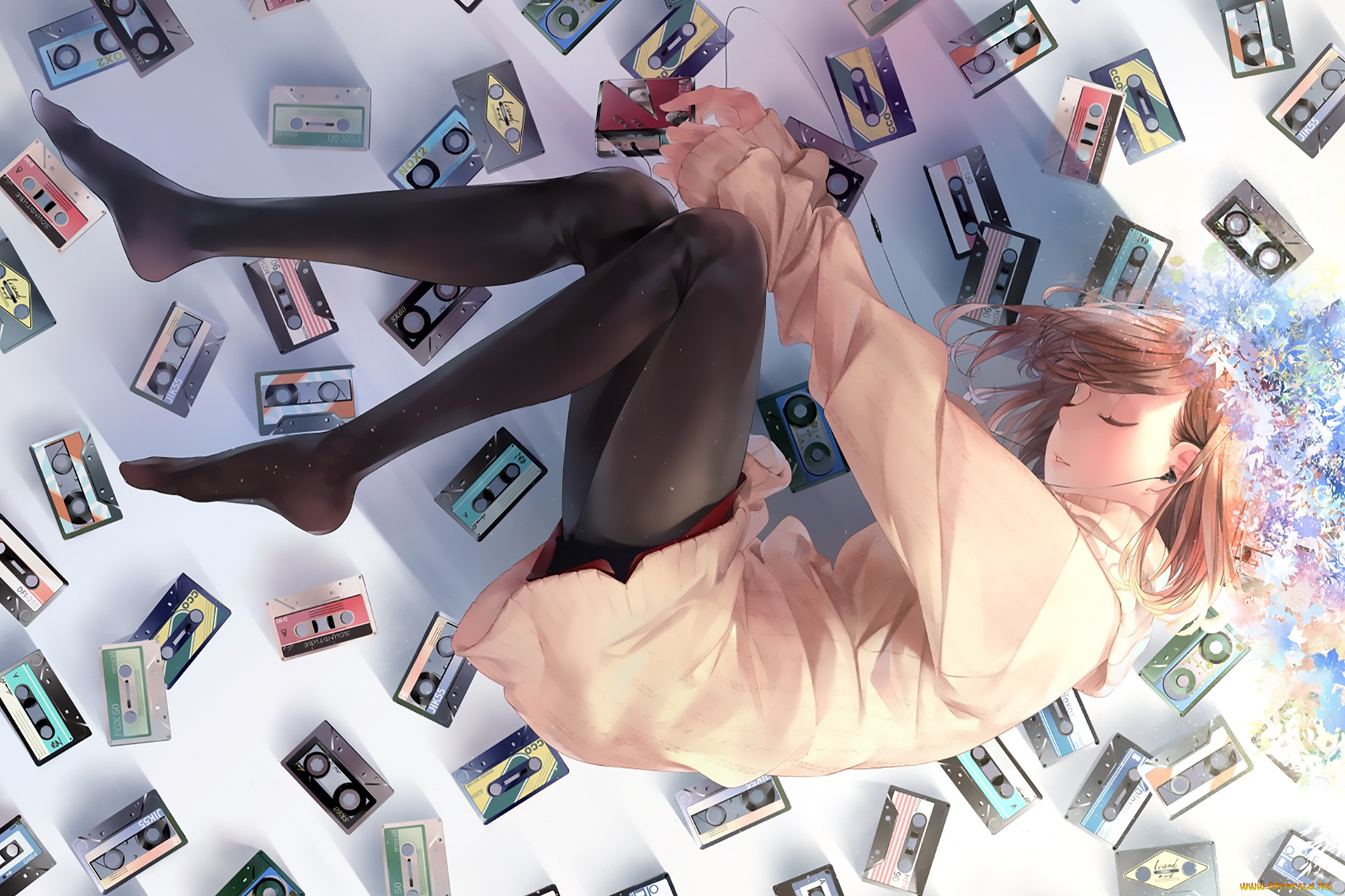 аниме, unknown, , другое, , фон, взгляд, девушка