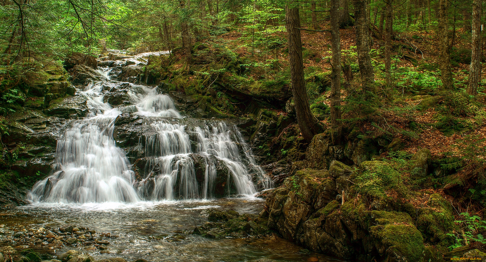 природа, водопады, простор