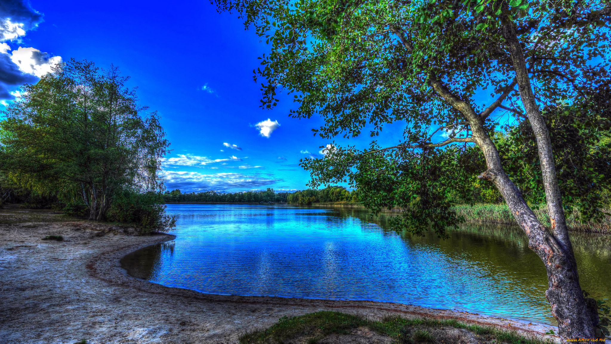 природа, реки, озера, простор