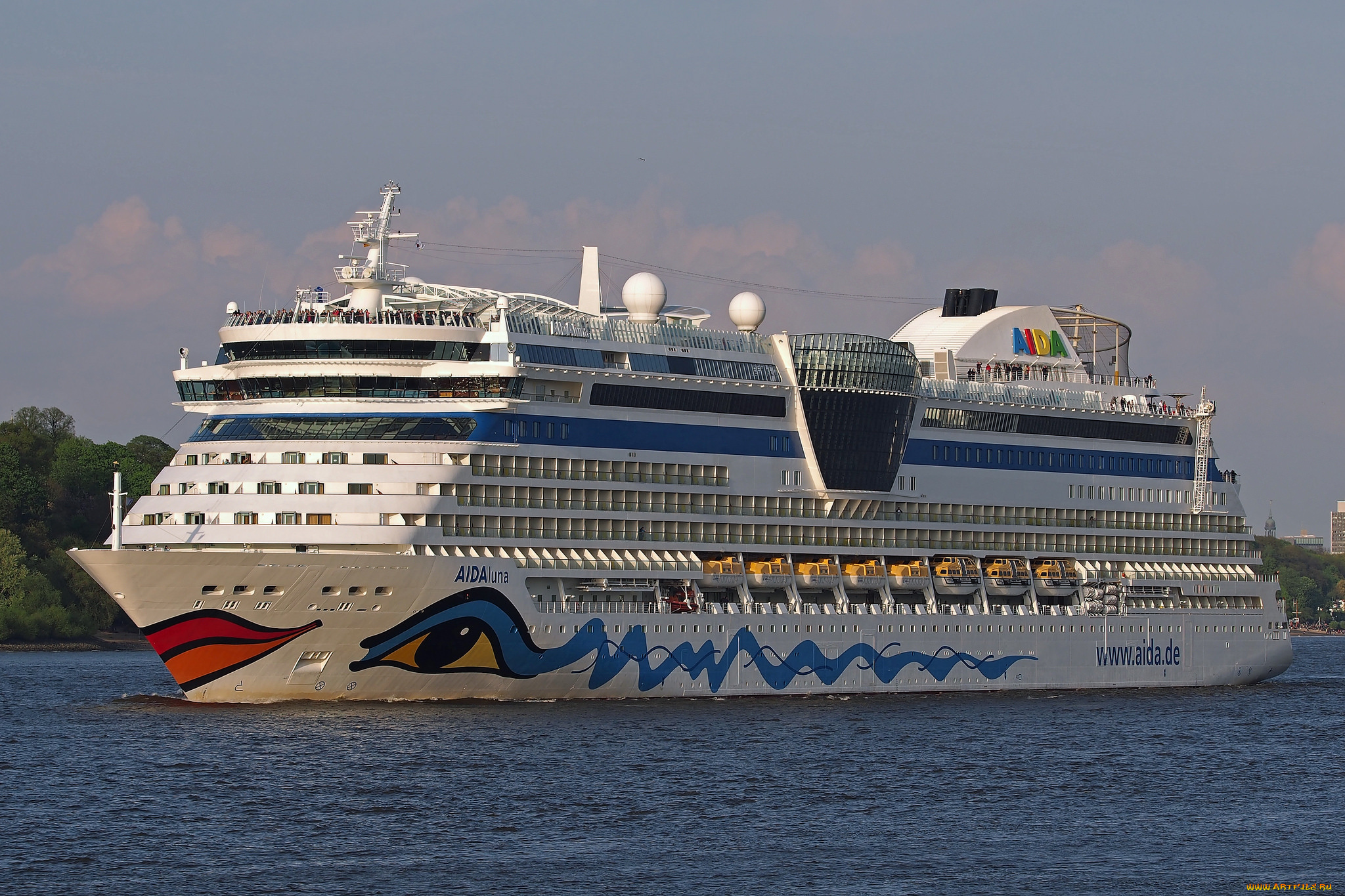 aidaluna, корабли, лайнеры, круиз, лайнер