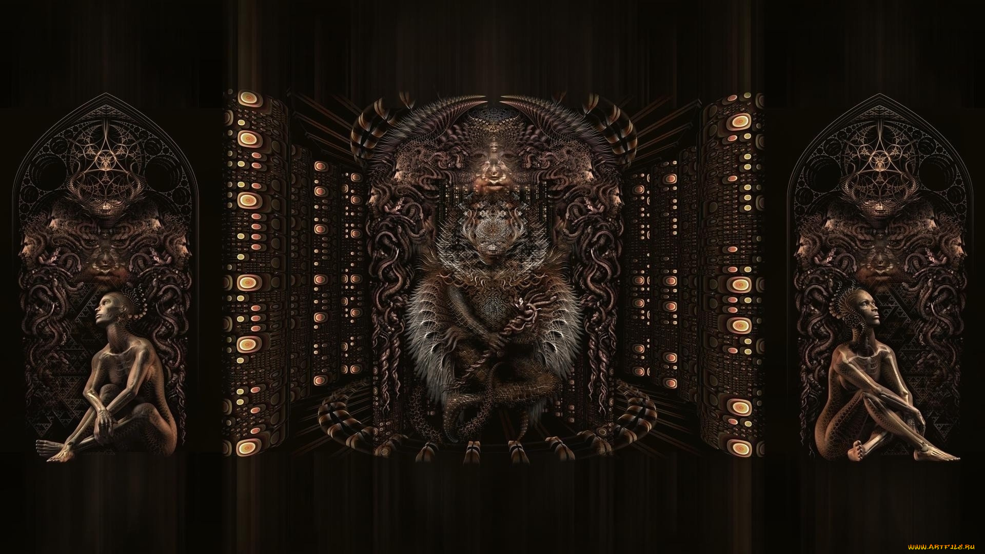 3д, графика, фантазия, , fantasy, божок, фон