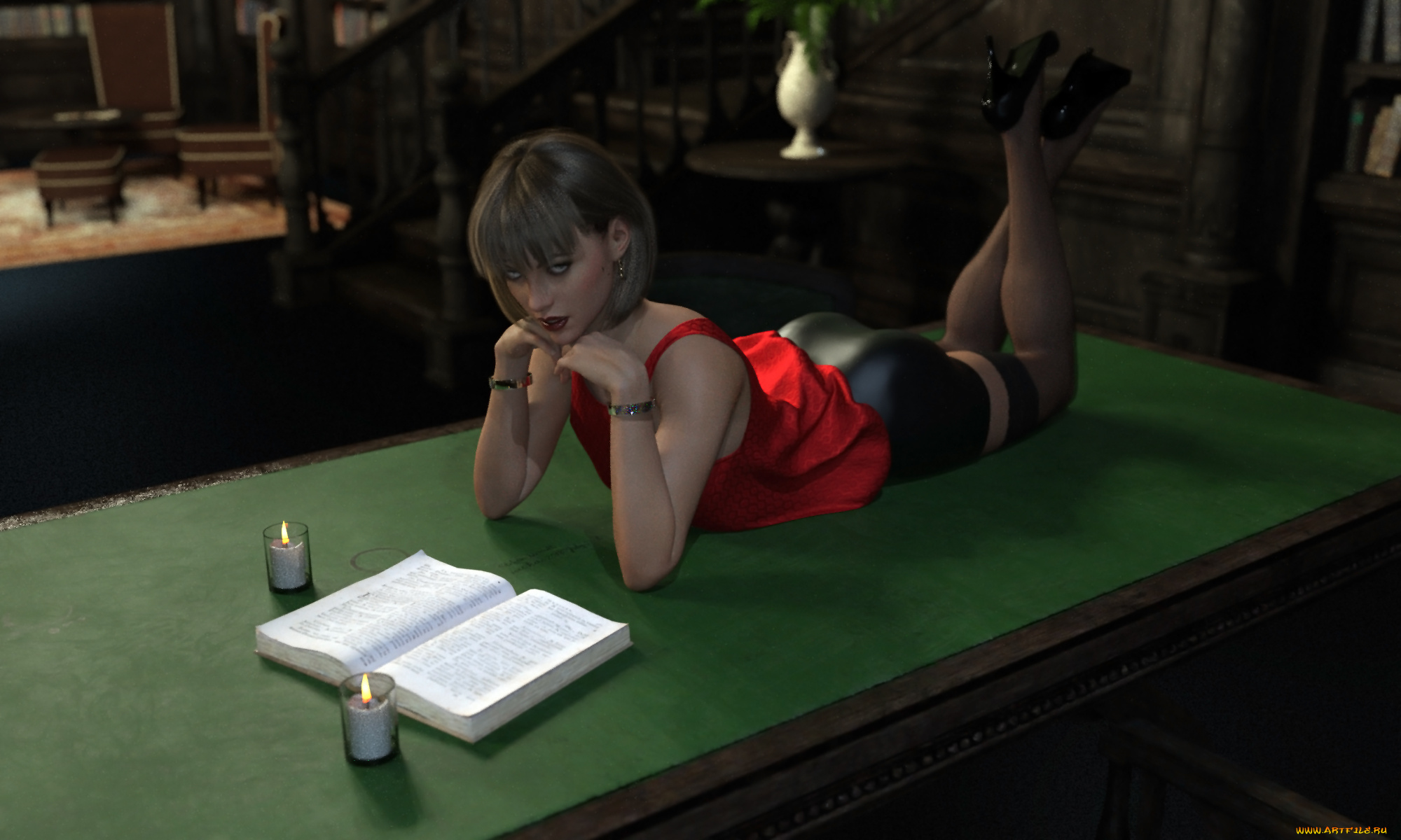 3д, графика, люди, , people, девушка, взгляд, фон