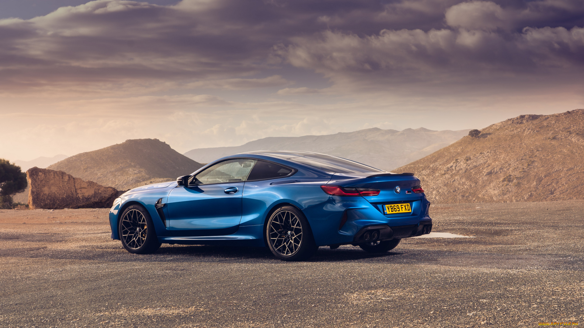 2020, bmw, m8, автомобили, bmw, немецкие, новая, модель, роскошный, спортивный, купе, синий, вид, сзади, f92, m8, 2020