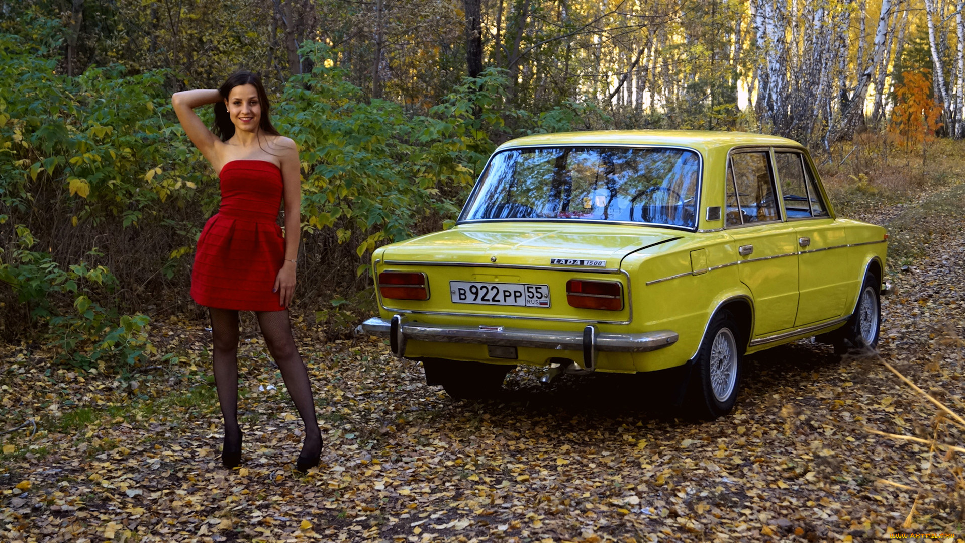 автомобили, -авто, с, девушками, lada, 2103