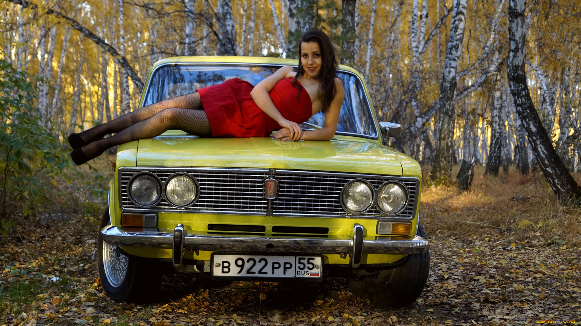 автомобили, -авто, с, девушками, lada, 2103