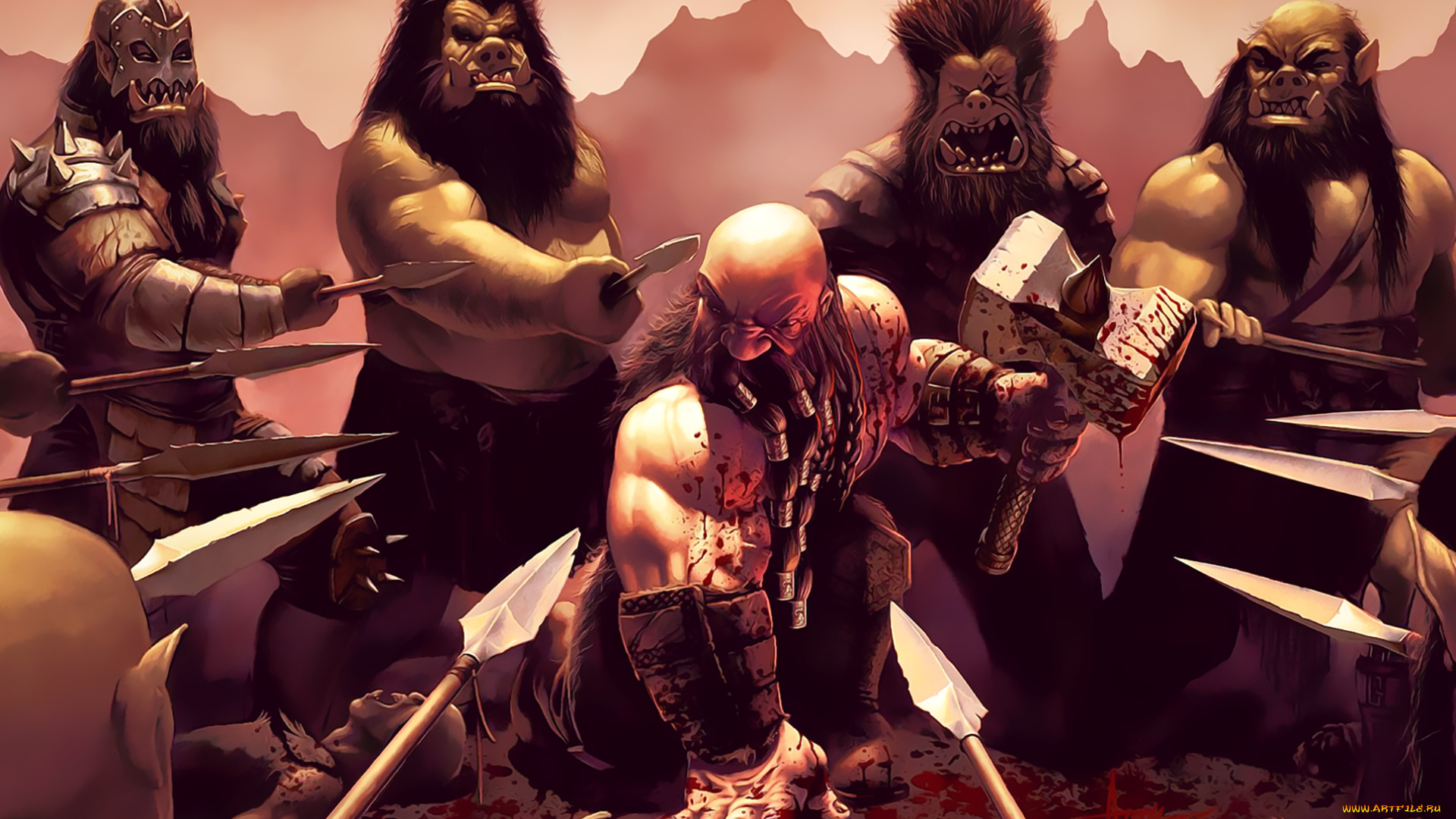 календари, фэнтези, calendar, оружие, существо, гоблин, 2019