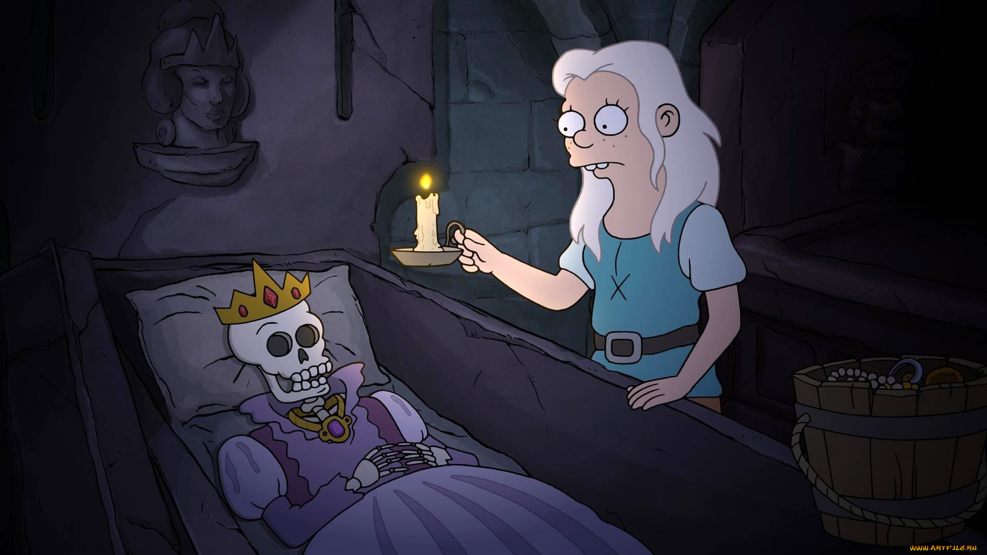 мультфильмы, disenchantment, разочарование, bean