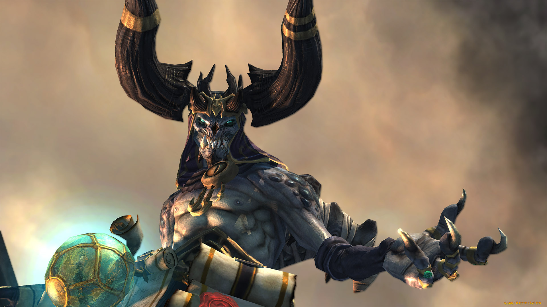 видео, игры, darksiders, 2, vulgrim, darksiders