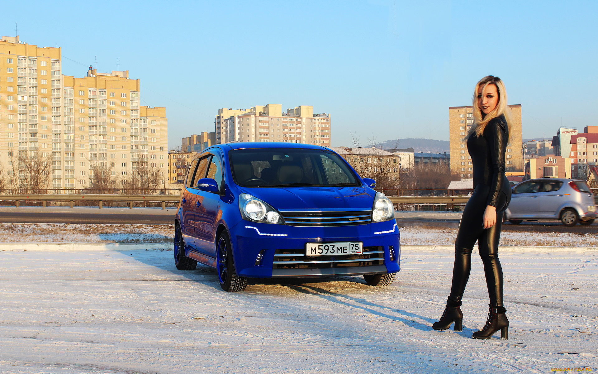 автомобили, -авто, с, девушками, nissan, note, intigriti