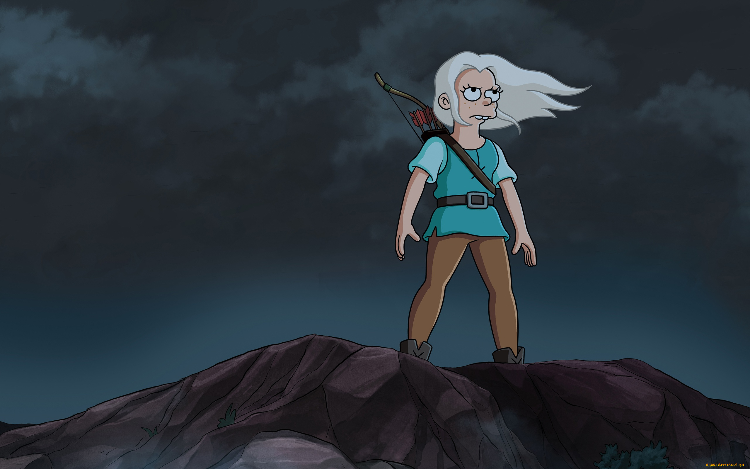 мультфильмы, disenchantment, luci, elfo, разочарование, bean