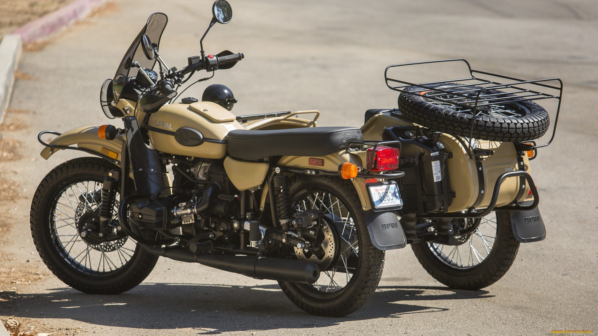 урал, мотоциклы, мотоциклы, с, коляской, мотоцикл, коляска