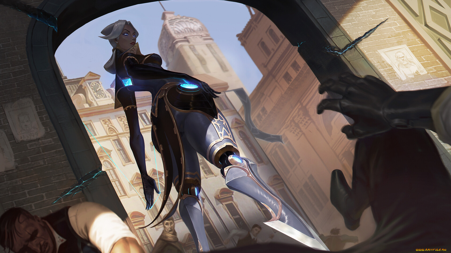 видео, игры, league, of, legends, camilla, арка, люди, здания