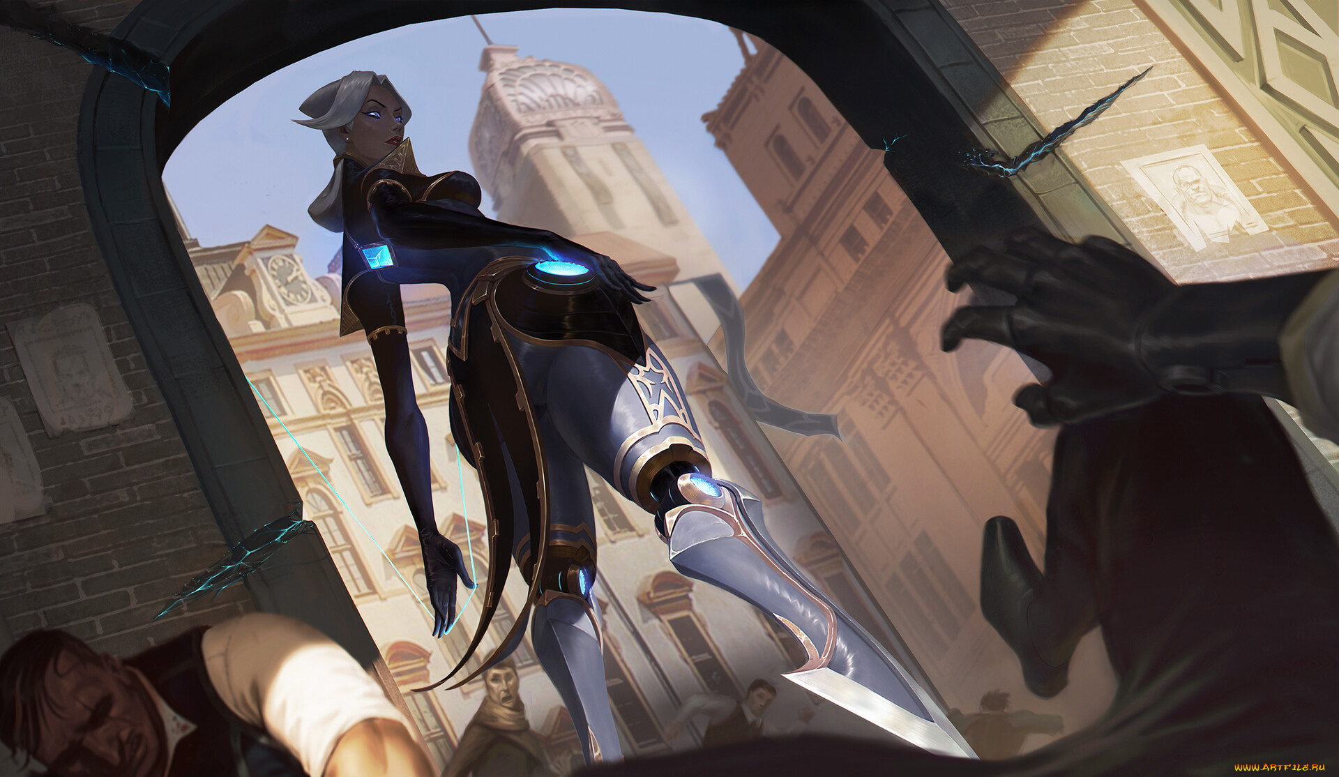 видео, игры, league, of, legends, camilla, арка, люди, здания