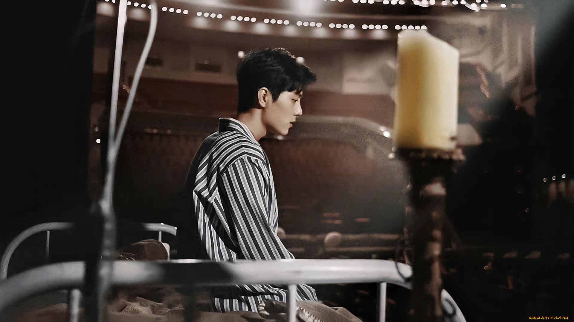 кино, фильмы, a, dream, like, a, dream, пациент, 5, пижама, кровать, свеча