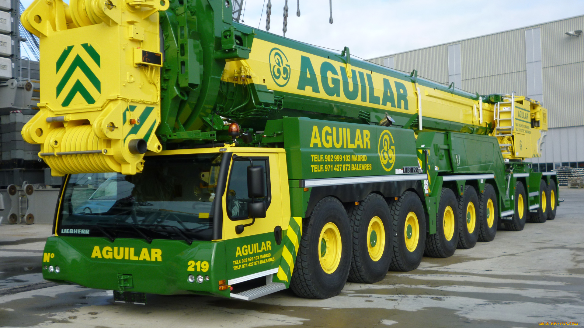 техника, краны, liebherr