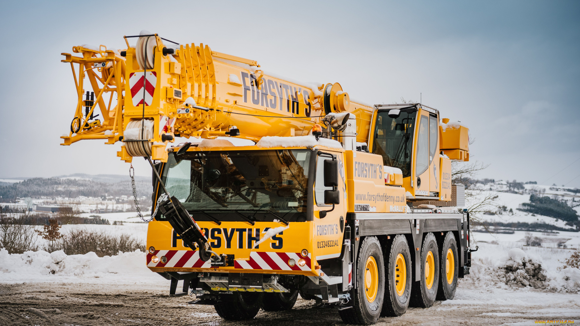 техника, краны, liebherr