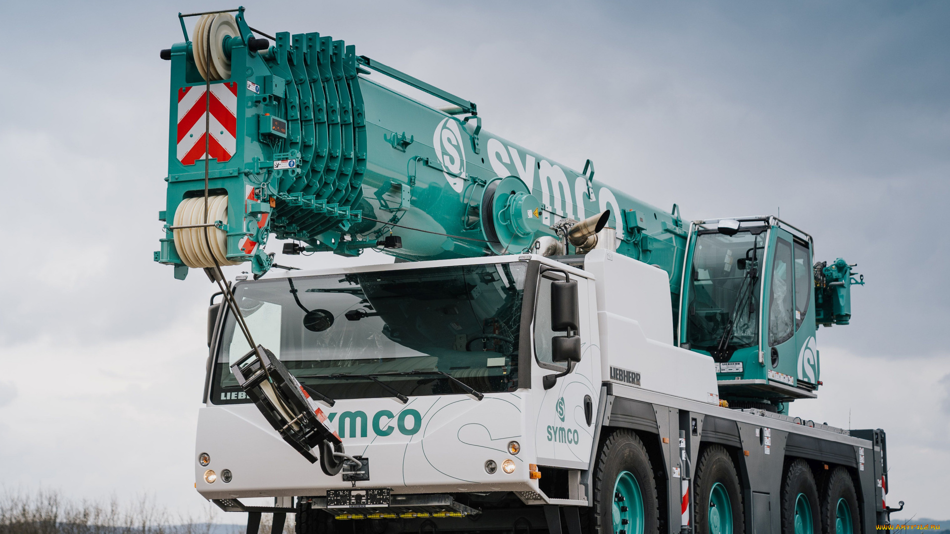 техника, краны, liebherr