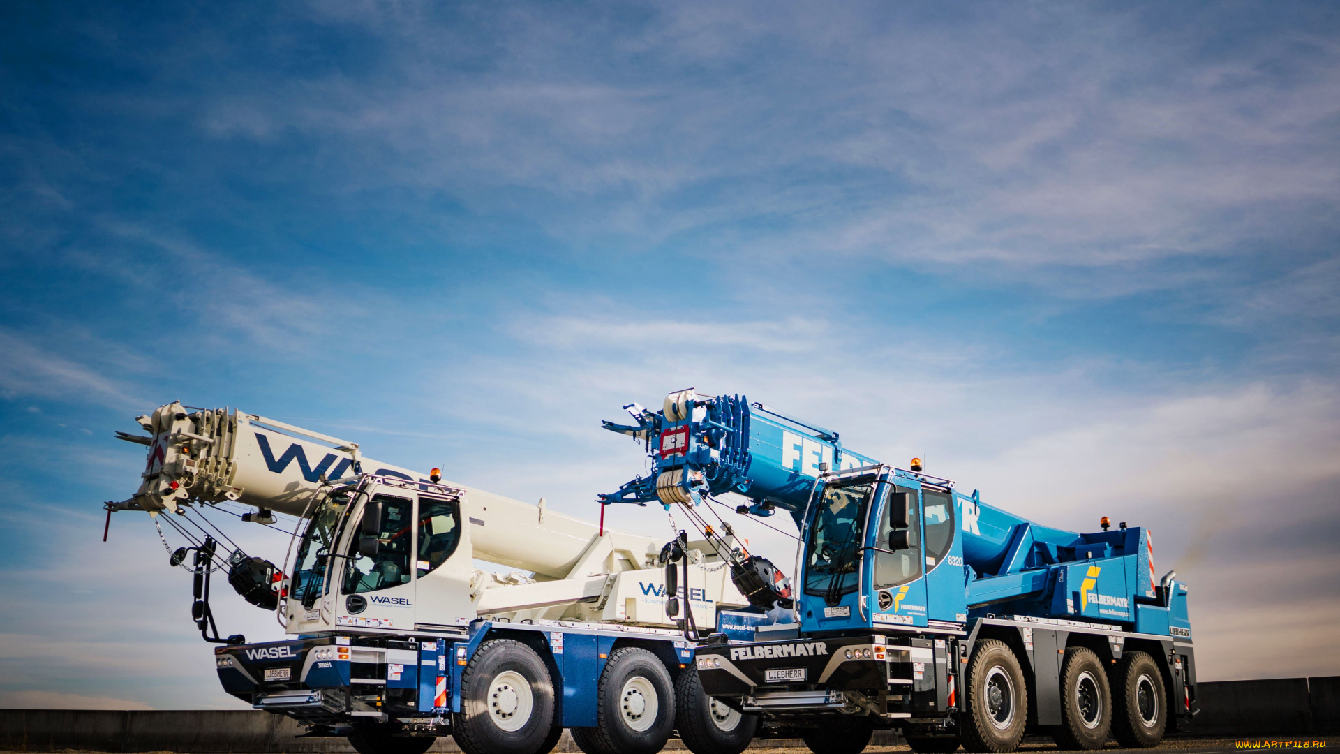 техника, краны, liebherr