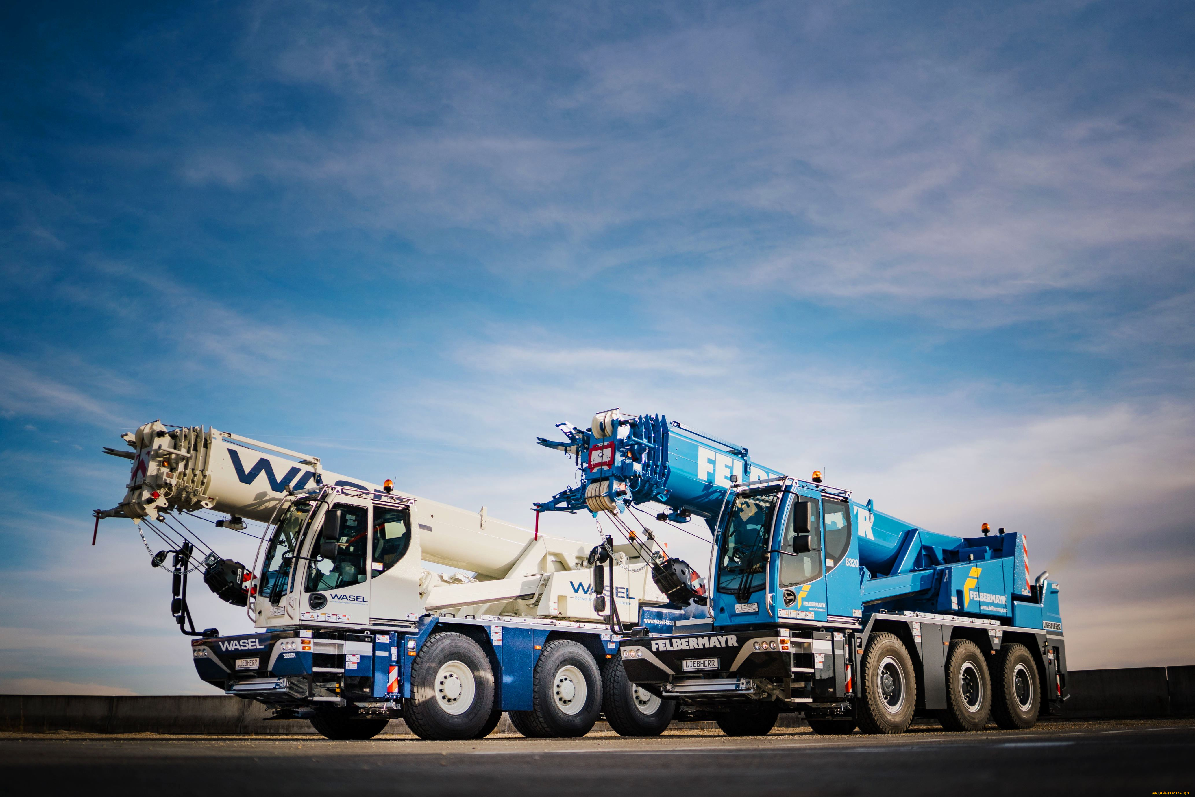 техника, краны, liebherr