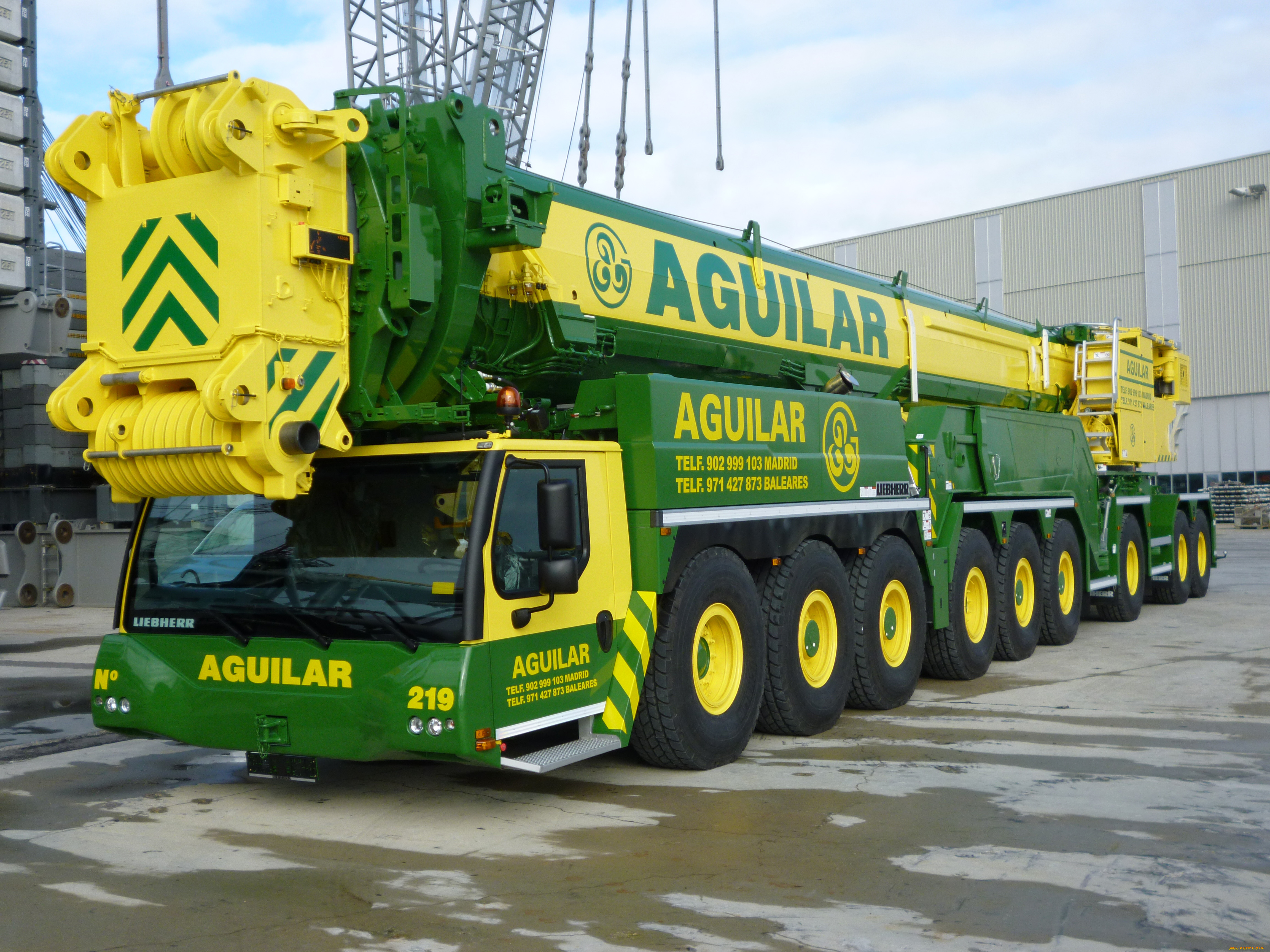 техника, краны, liebherr