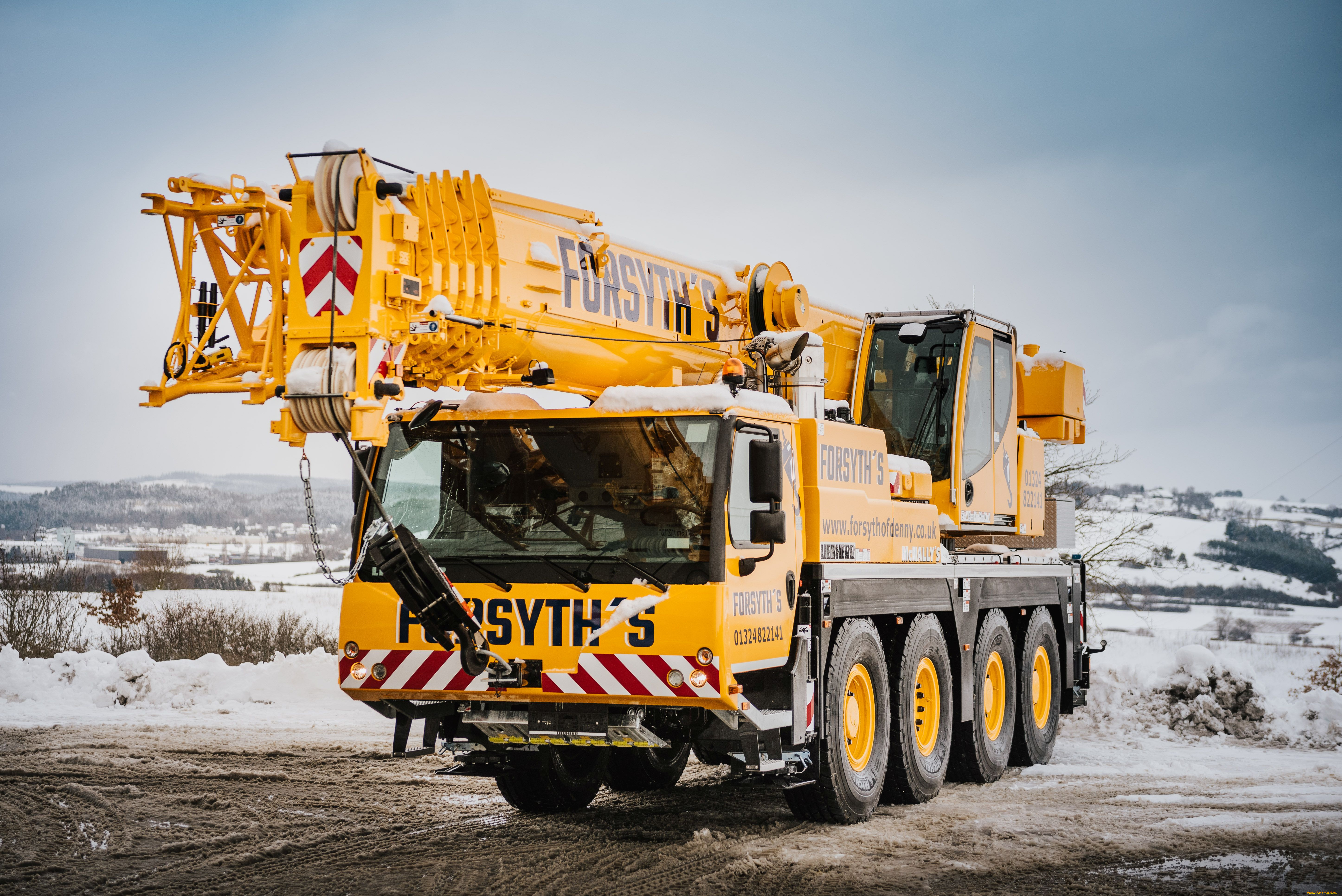 техника, краны, liebherr