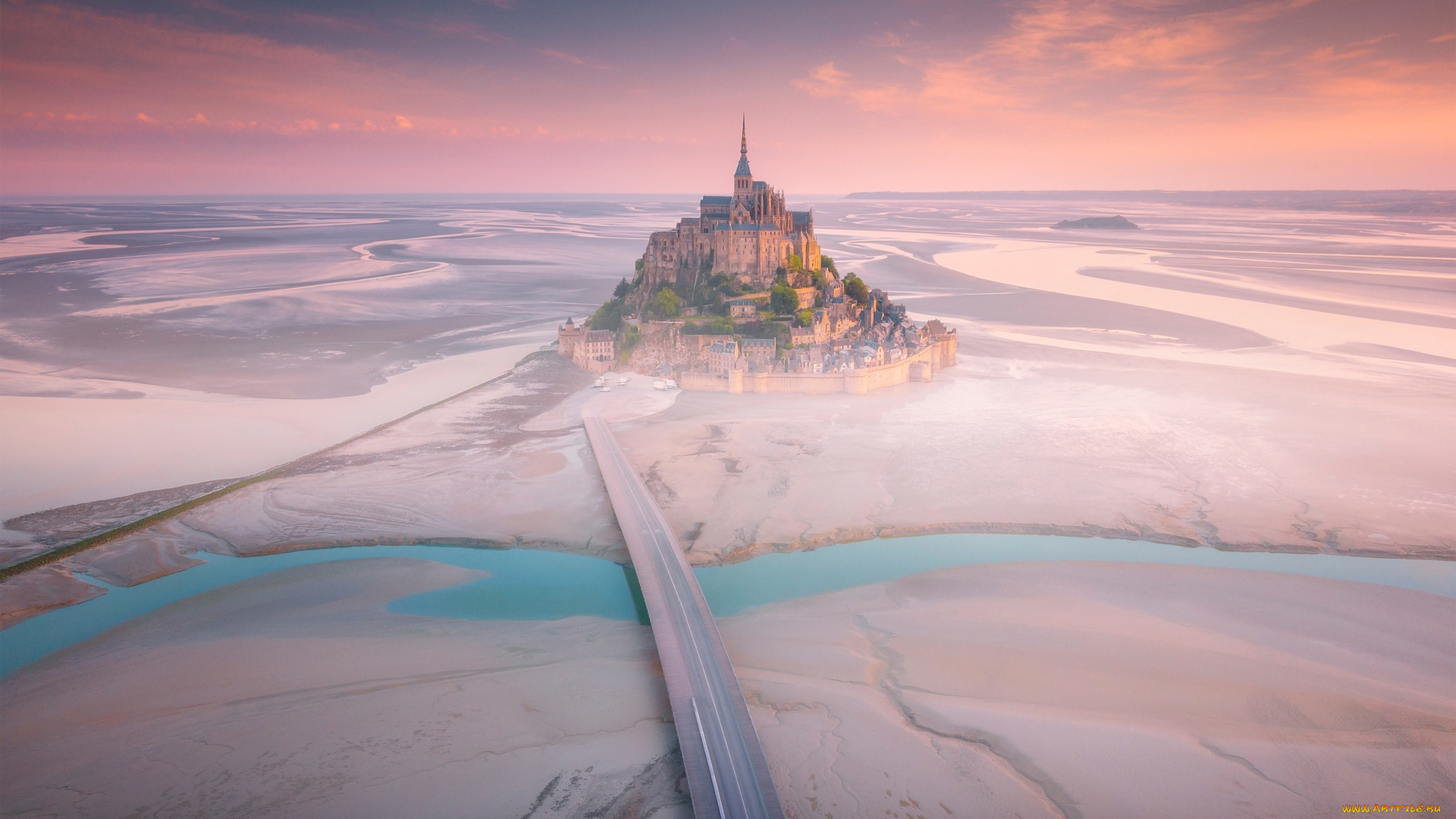 города, крепость, мон-сен-мишель, , франция, мон, сен, мишель, остров, замок, коммуна, нормандия