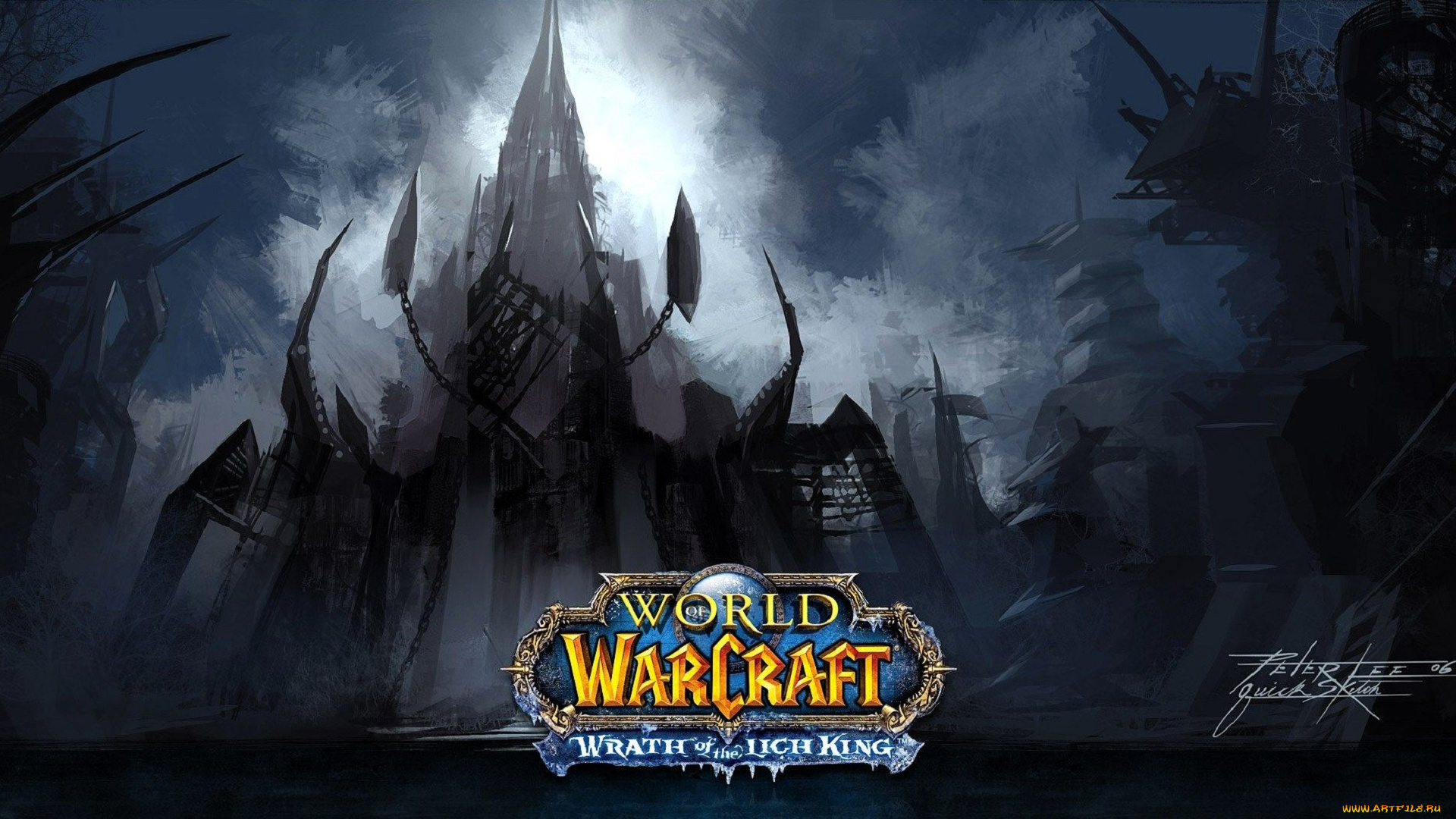 видео, игры, world, of, warcraft, , wrath, of, the, lich, king, дворец, мгла