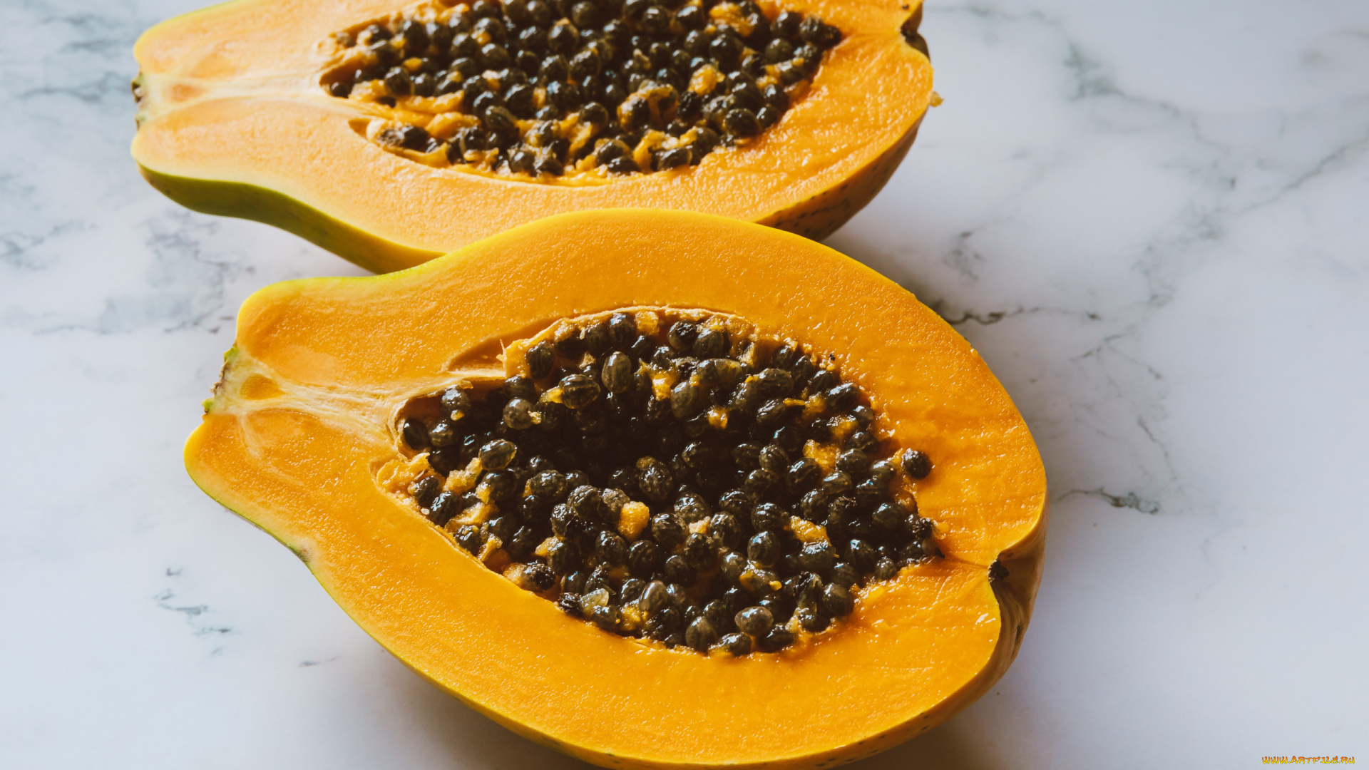 еда, папайя, экзотический, фрукт