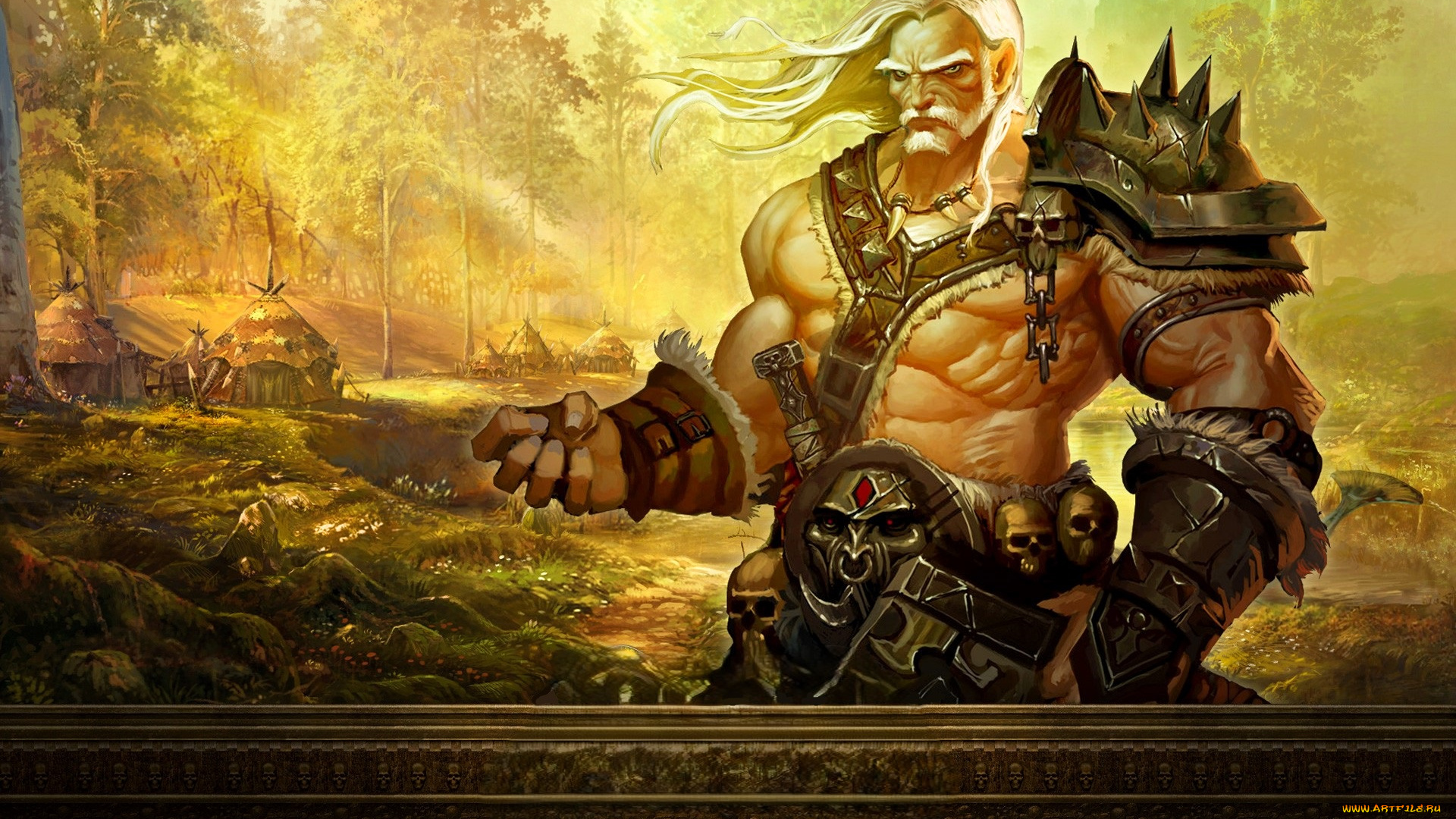 видео, игры, mummy, online, воин, топор, селение