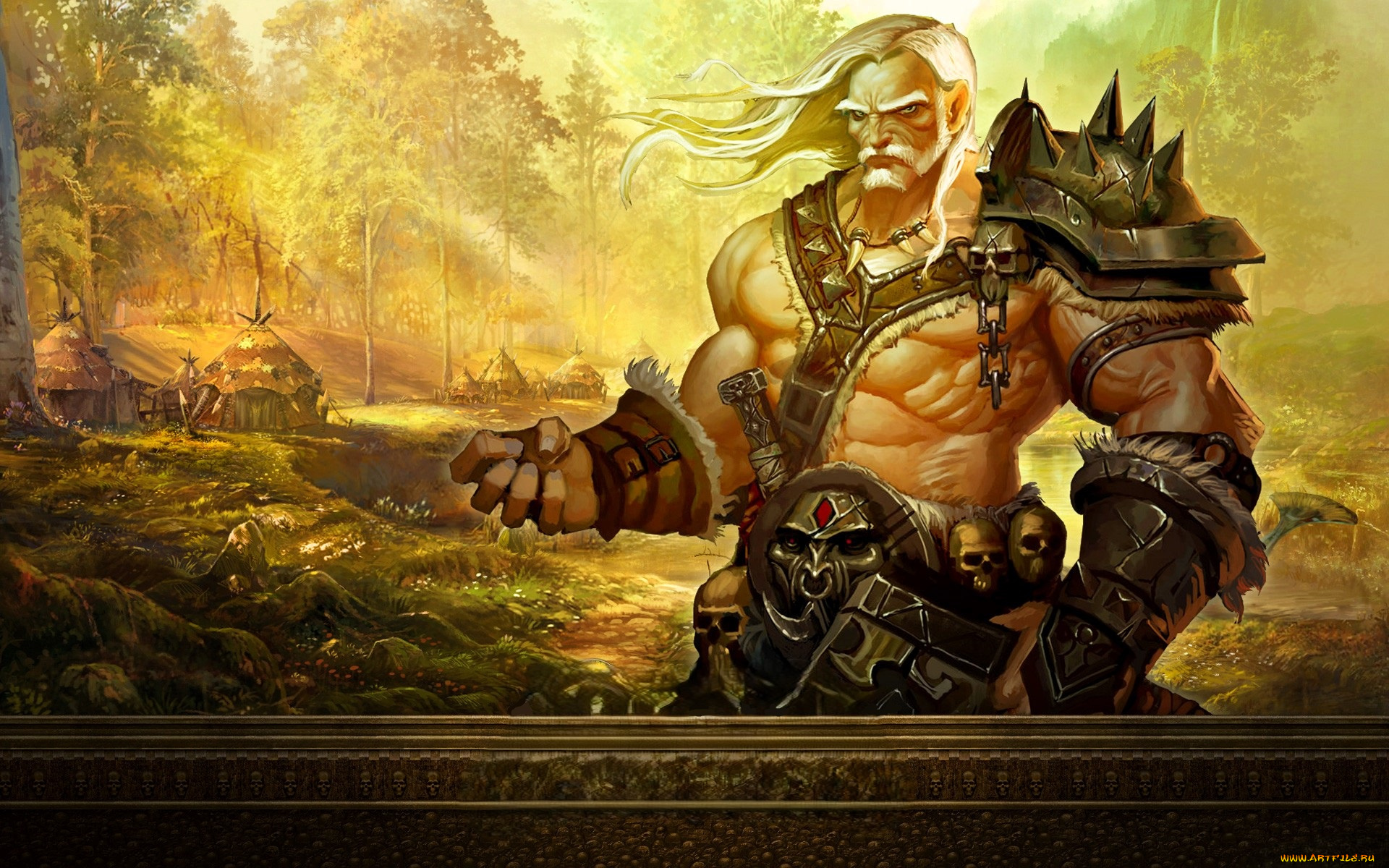 видео, игры, mummy, online, воин, топор, селение