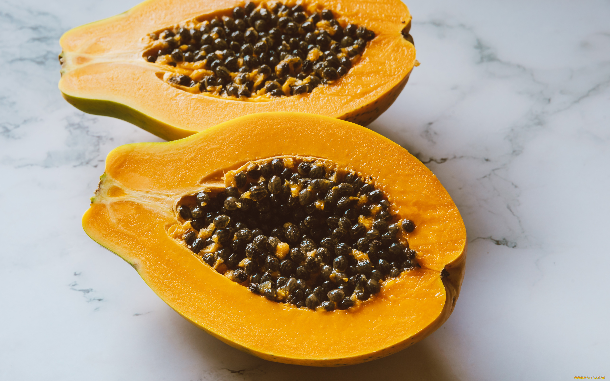 еда, папайя, экзотический, фрукт