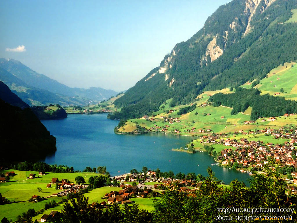 switzerland, berner, oberland, lungern, unterwalden, lungernsee, города, пейзажи