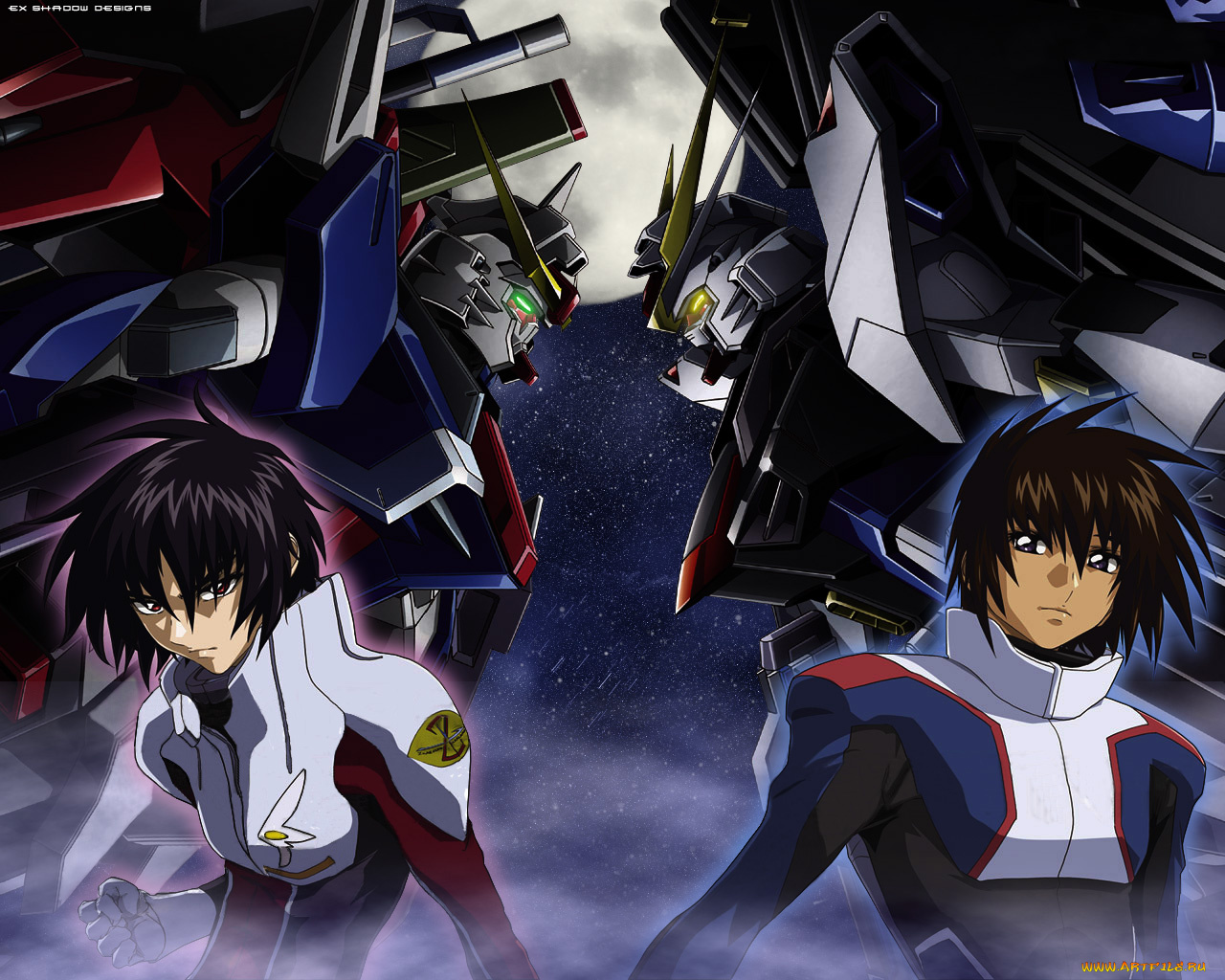 аниме, gundam, seed