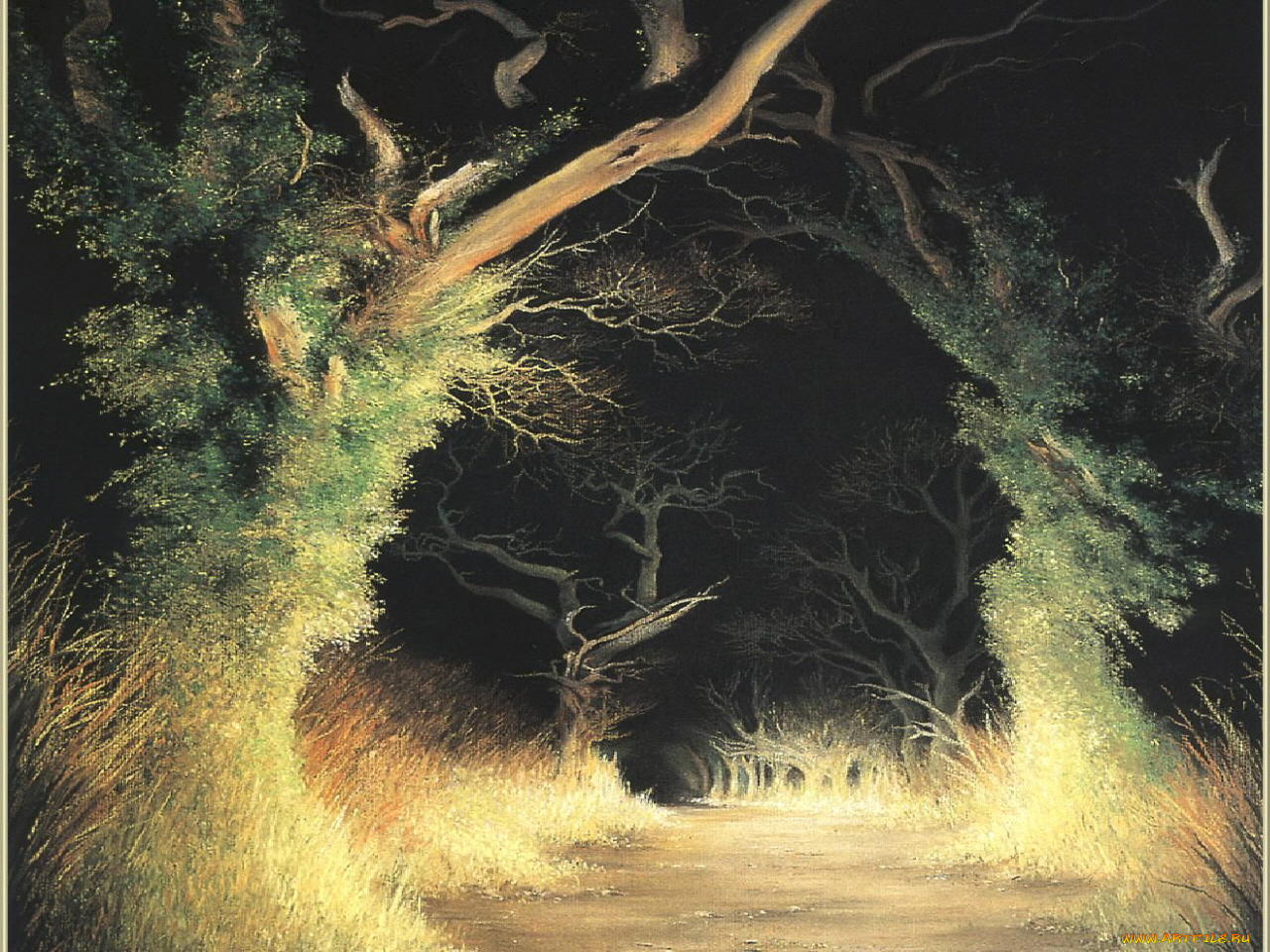 рисованные, природа