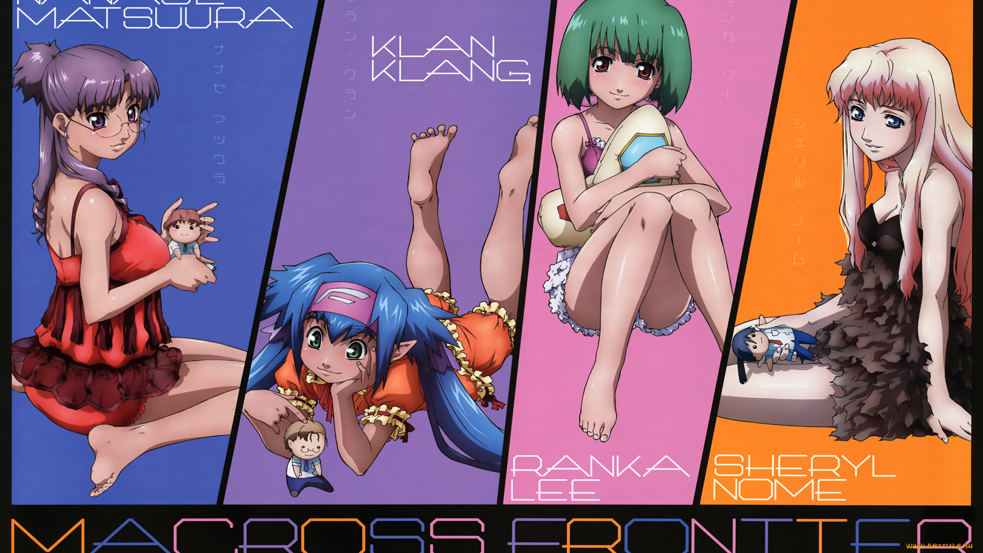 аниме, macross, frontier