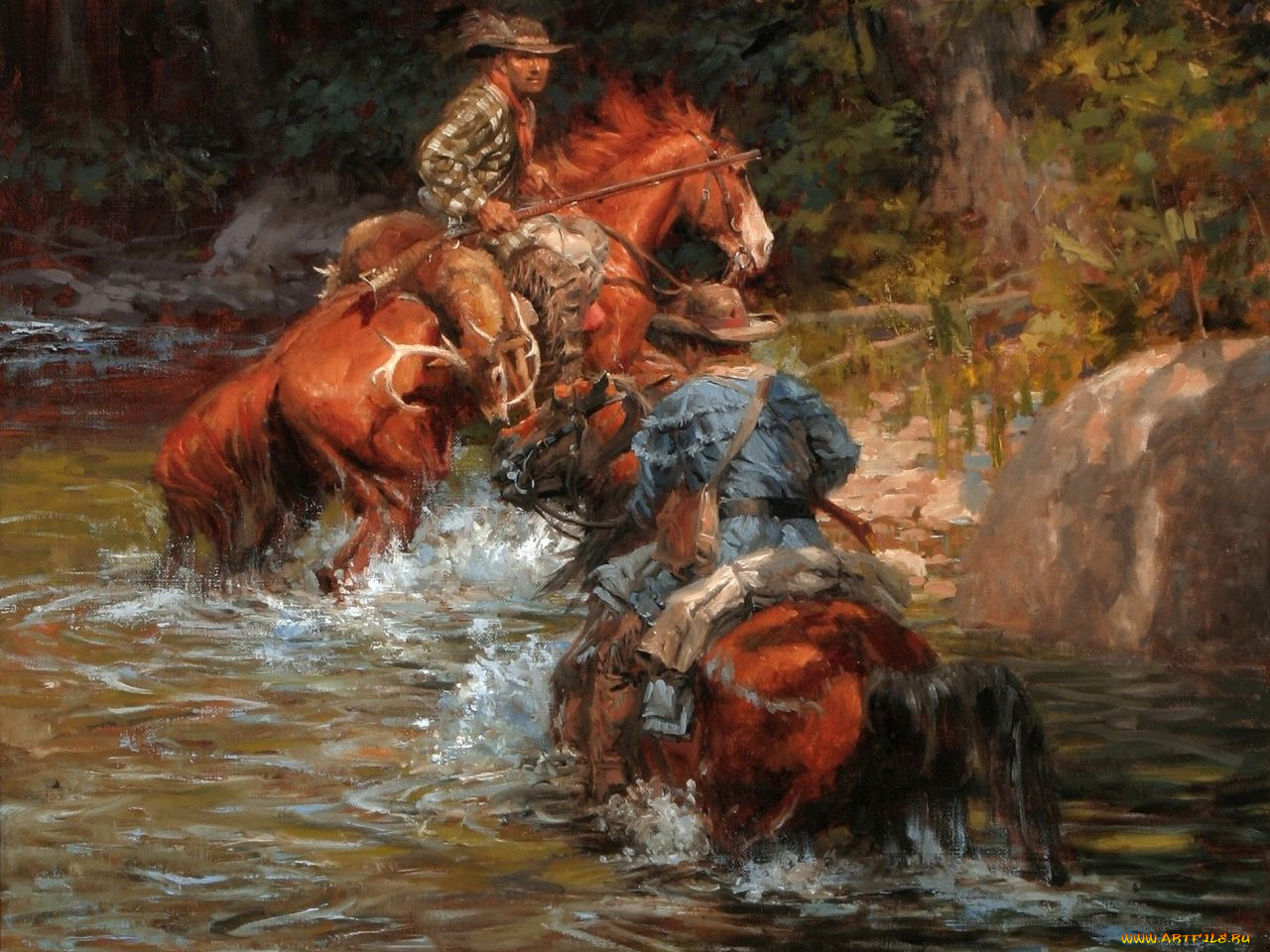 рисованные, люди