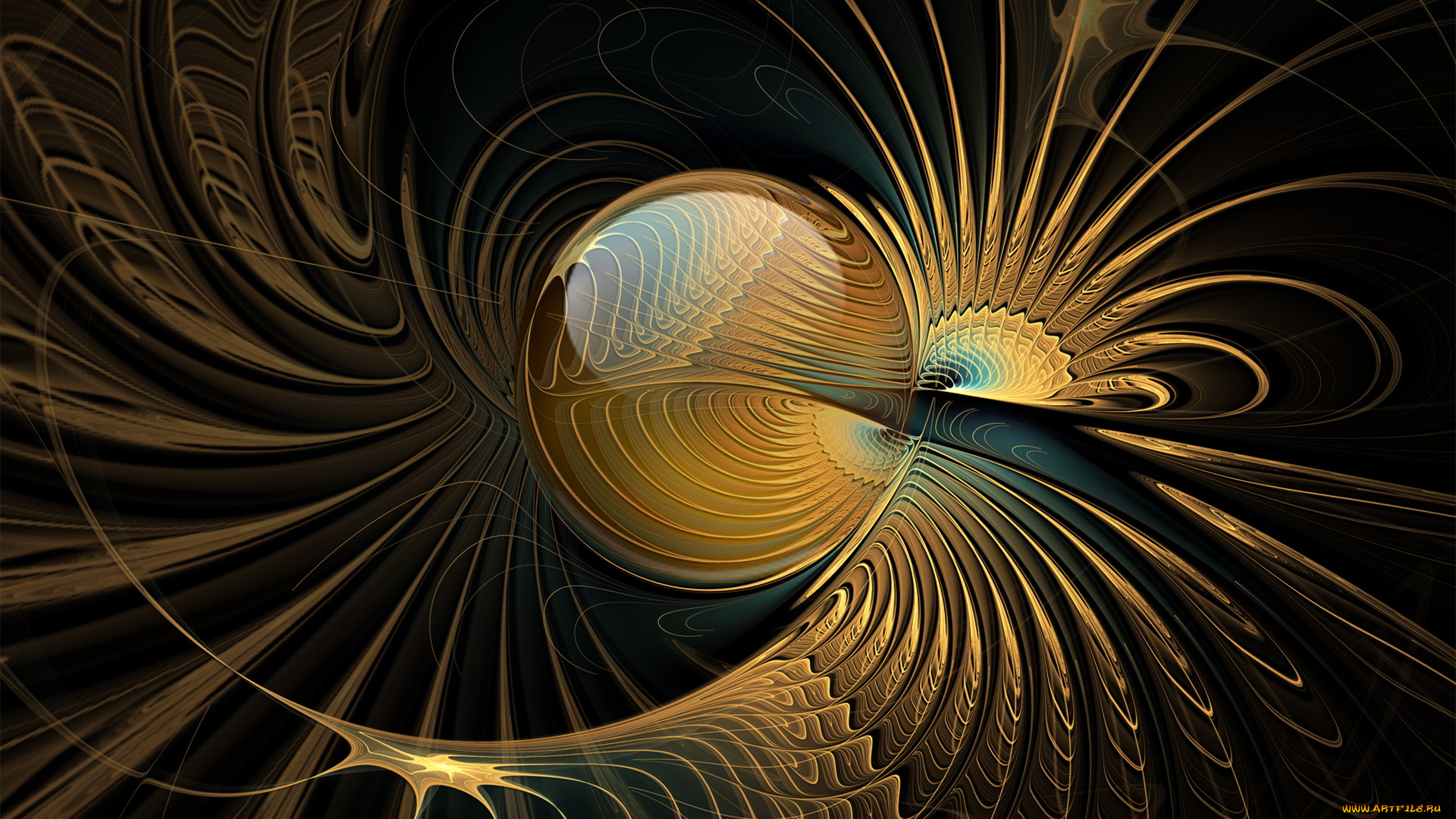 3д, графика, fractal, фракталы