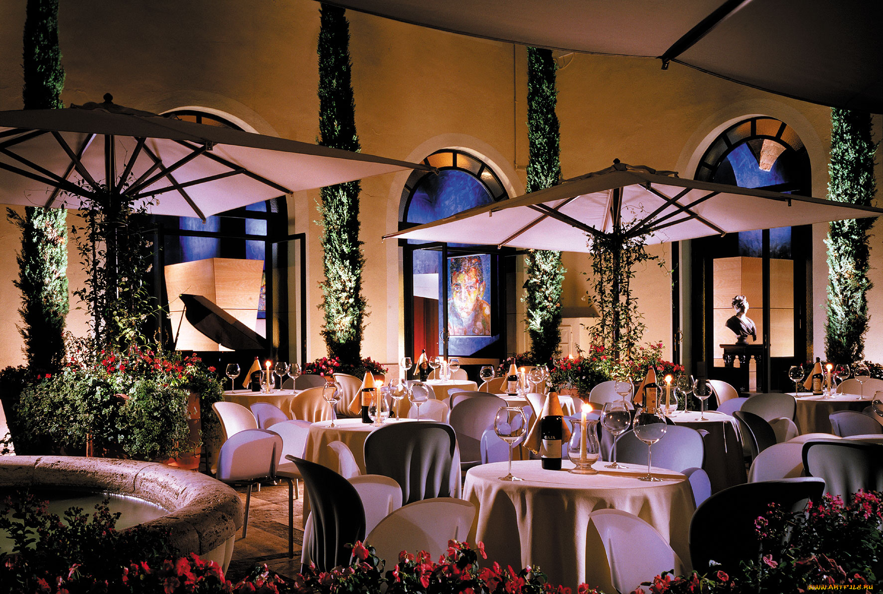 интерьер, кафе, рестораны, отели, италия