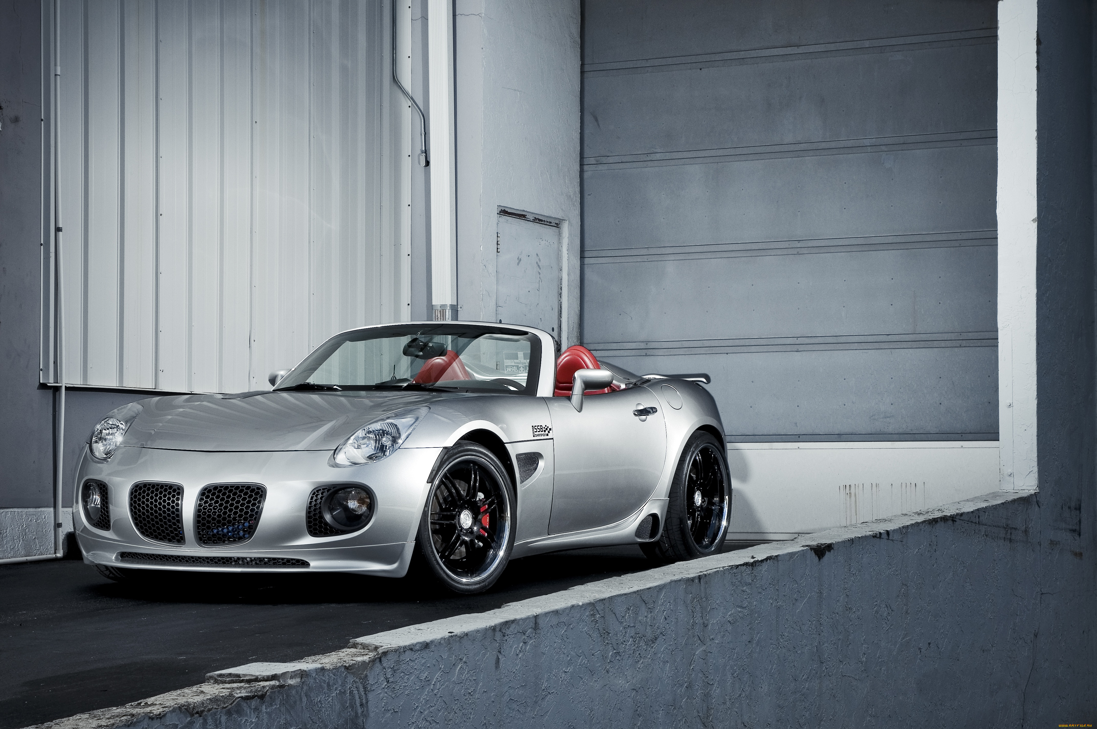 автомобили, pontiac, solstice, 360, three, sixty, forged, silvery