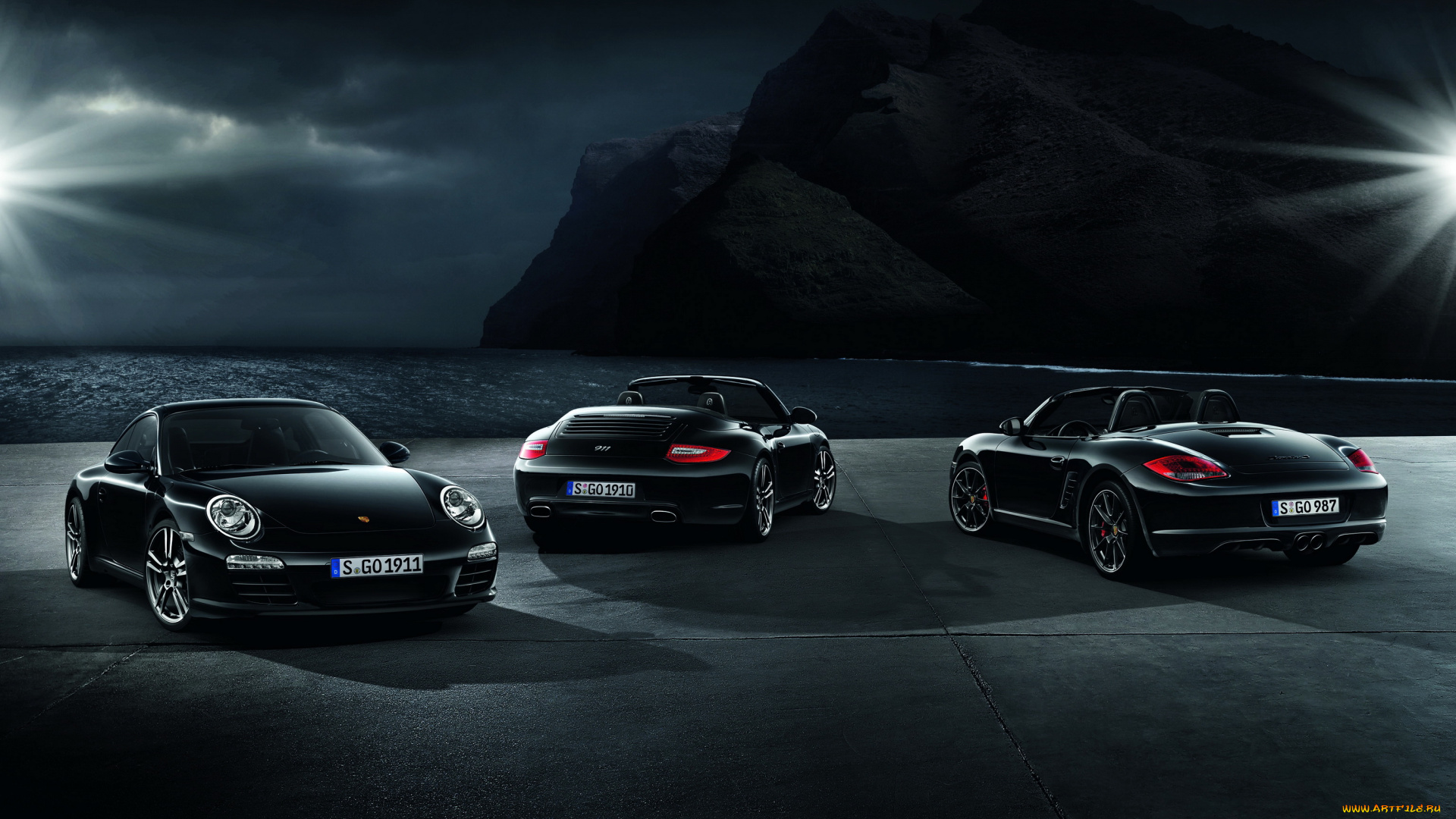 2011, porsche, boxster, black, edition, автомобили