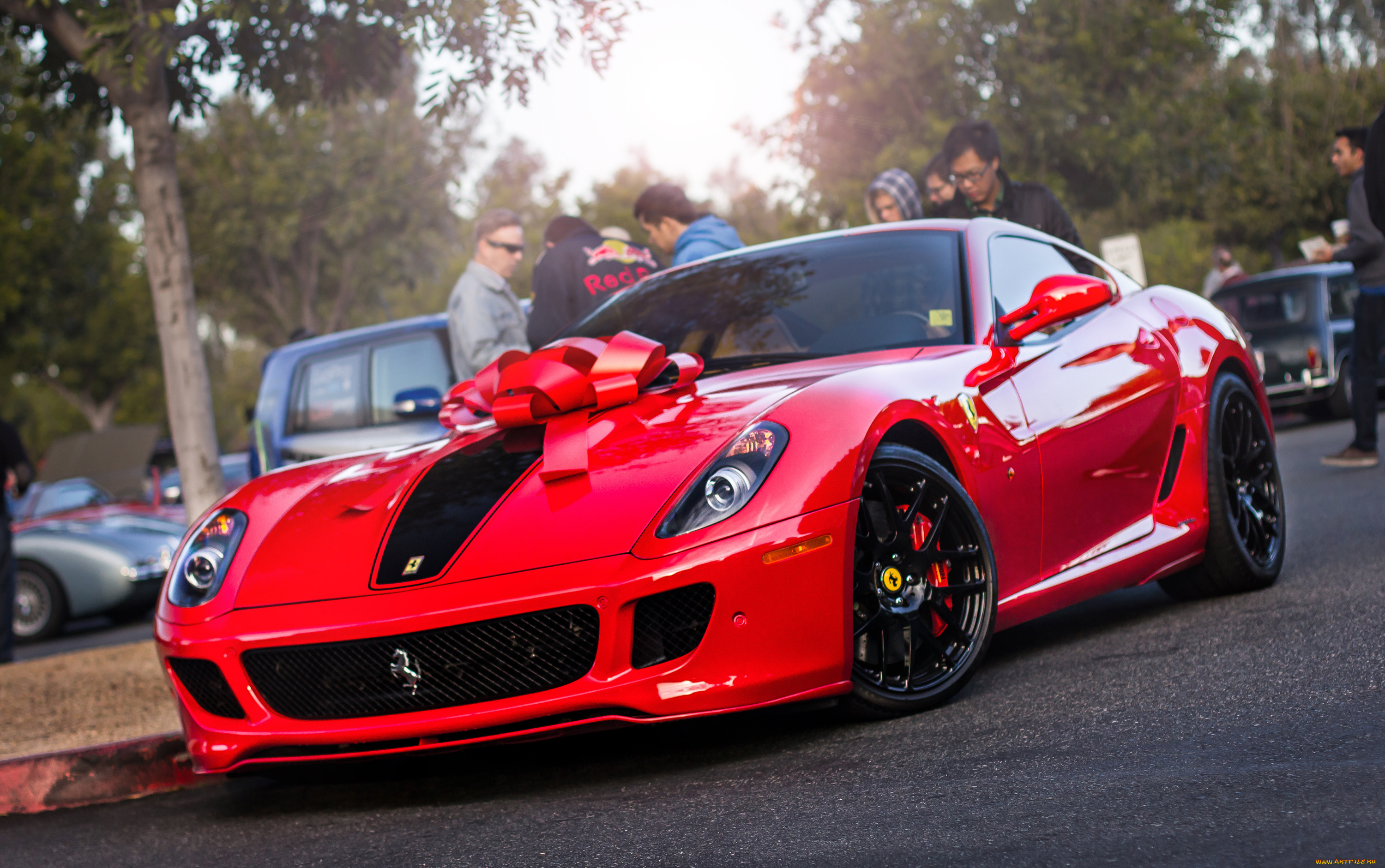 автомобили, выставки, уличные, фото, ferrari, 599